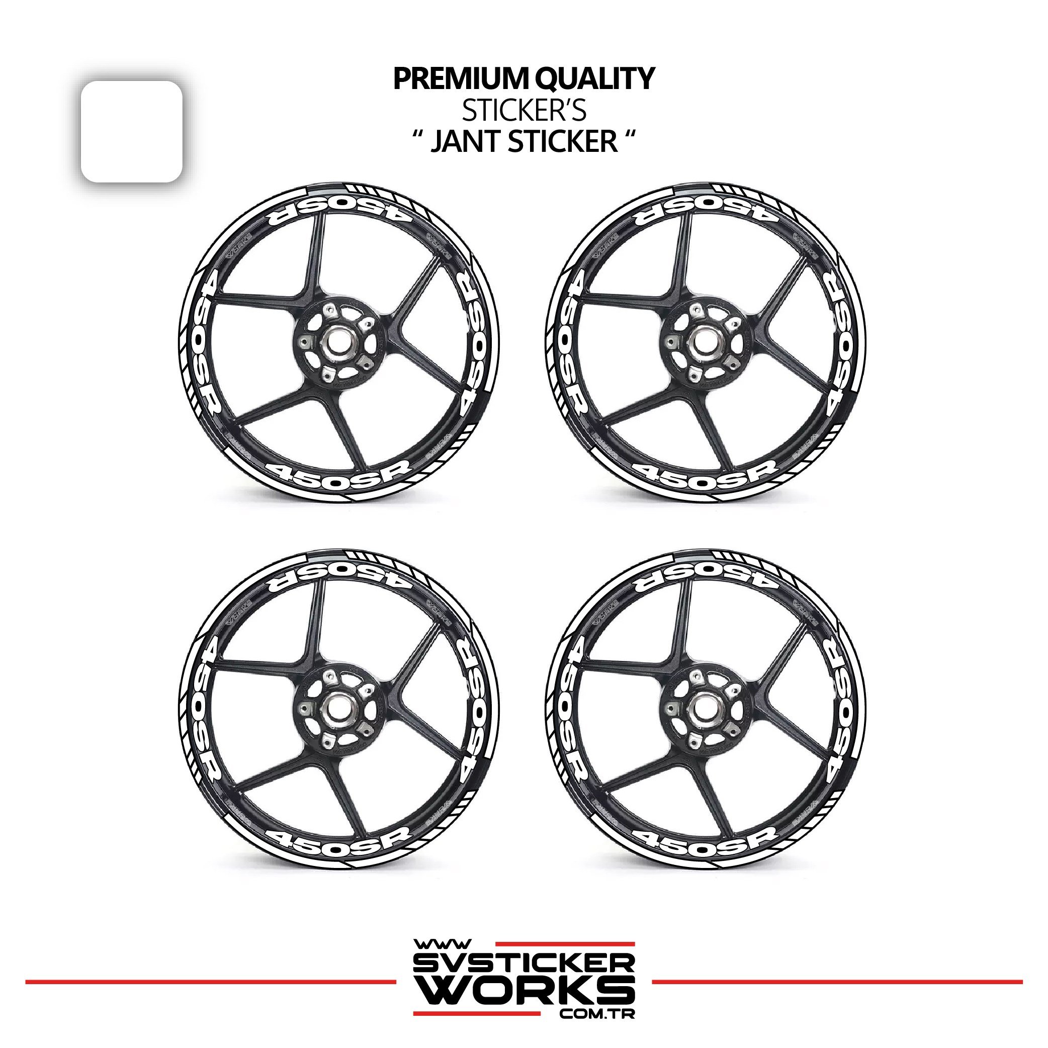 SVSTICKERWORKSCFMOTO 450SR Jant Sticker Ve İç Yazı Basklı Etiket Sticker Modeli Premium KaliteCFMOTO 450SR Jant Sticker Ve İç Yazı Basklı Etiket Sticker Modeli Premium KaliteJant Sticker