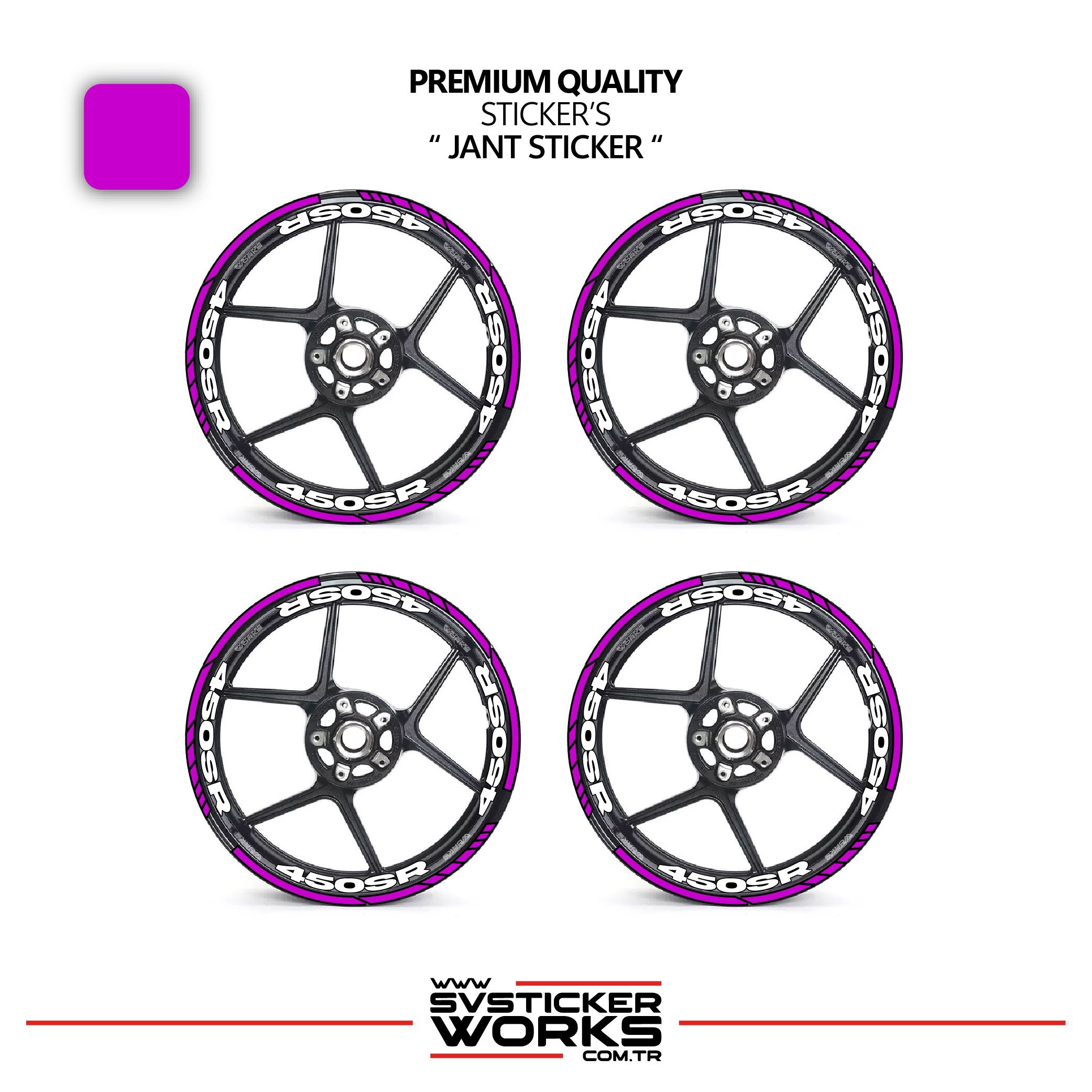 SVSTICKERWORKSCFMOTO 450SR Jant Sticker Ve İç Yazı Basklı Etiket Sticker Modeli Premium KaliteCFMOTO 450SR Jant Sticker Ve İç Yazı Basklı Etiket Sticker Modeli Premium KaliteJant Sticker