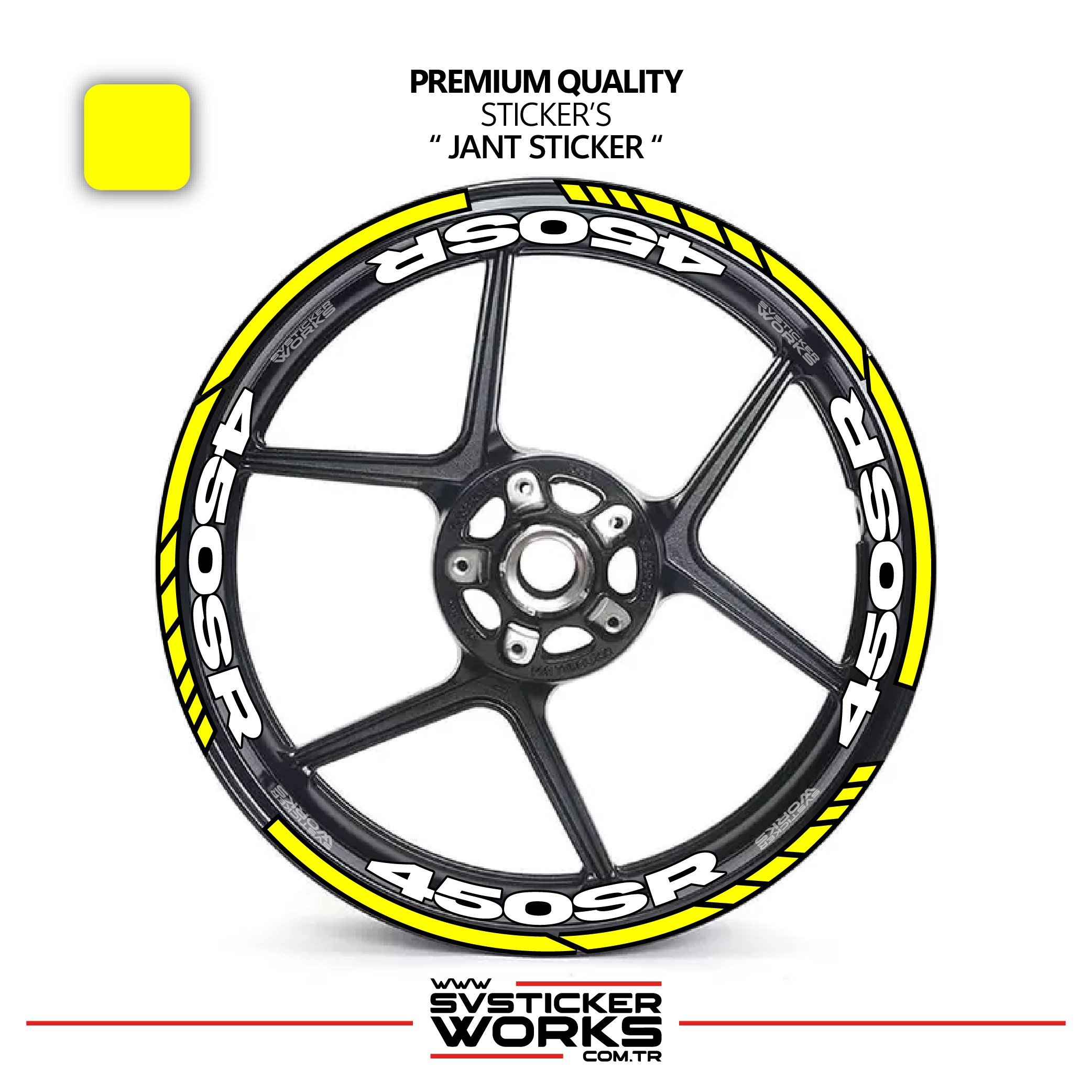 SVSTICKERWORKSCFMOTO 450SR Jant Sticker Ve İç Yazı Basklı Etiket Sticker Modeli Premium KaliteCFMOTO 450SR Jant Sticker Ve İç Yazı Basklı Etiket Sticker Modeli Premium KaliteJant Sticker