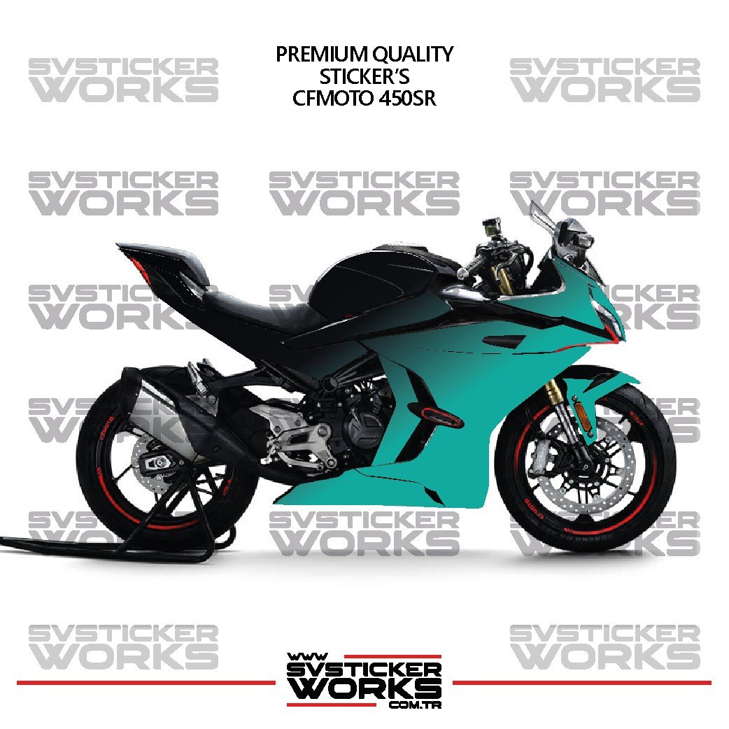 SVSTICKERWORKSCFMOTO 450SR Kaplama Sticker Çift Renk Motor Kaplama Modeli Hazır Kit Yüksek KaliteCFMOTO 450SR Kaplama Sticker Çift Renk Motor Kaplama Modeli Hazır Kit Yüksek Kalite