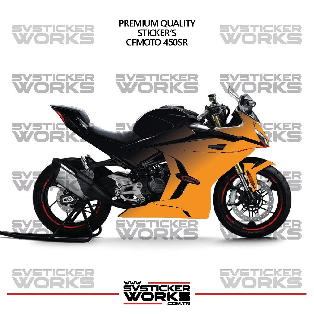 SVSTICKERWORKSCFMOTO 450SR Kaplama Sticker Çift Renk Motor Kaplama Modeli Hazır Kit Yüksek KaliteCFMOTO 450SR Kaplama Sticker Çift Renk Motor Kaplama Modeli Hazır Kit Yüksek Kalite