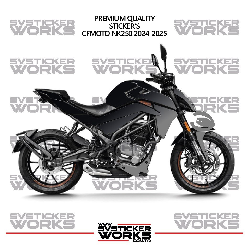 SVSTICKERWORKSCFMOTO NK250 GEN 2 Kaplama Sticker Çift Renk Motor Kaplama Modeli Hazır Kit Yüksek KaliteCFMOTO NK250 GEN 2 Kaplama Sticker Çift Renk Motor Kaplama Modeli Hazır Kit Yüksek Kalite