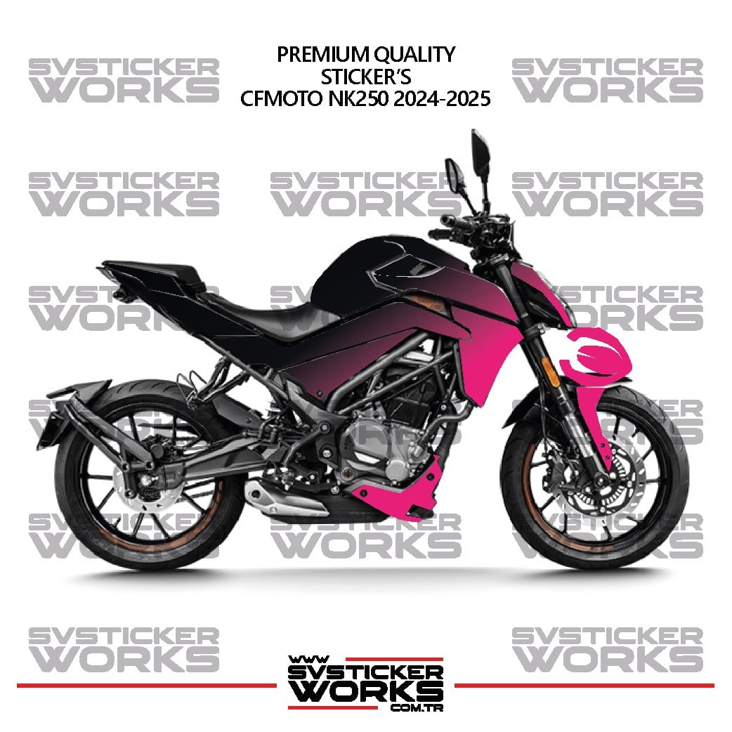 SVSTICKERWORKSCFMOTO NK250 GEN 2 Kaplama Sticker Çift Renk Motor Kaplama Modeli Hazır Kit Yüksek KaliteCFMOTO NK250 GEN 2 Kaplama Sticker Çift Renk Motor Kaplama Modeli Hazır Kit Yüksek Kalite