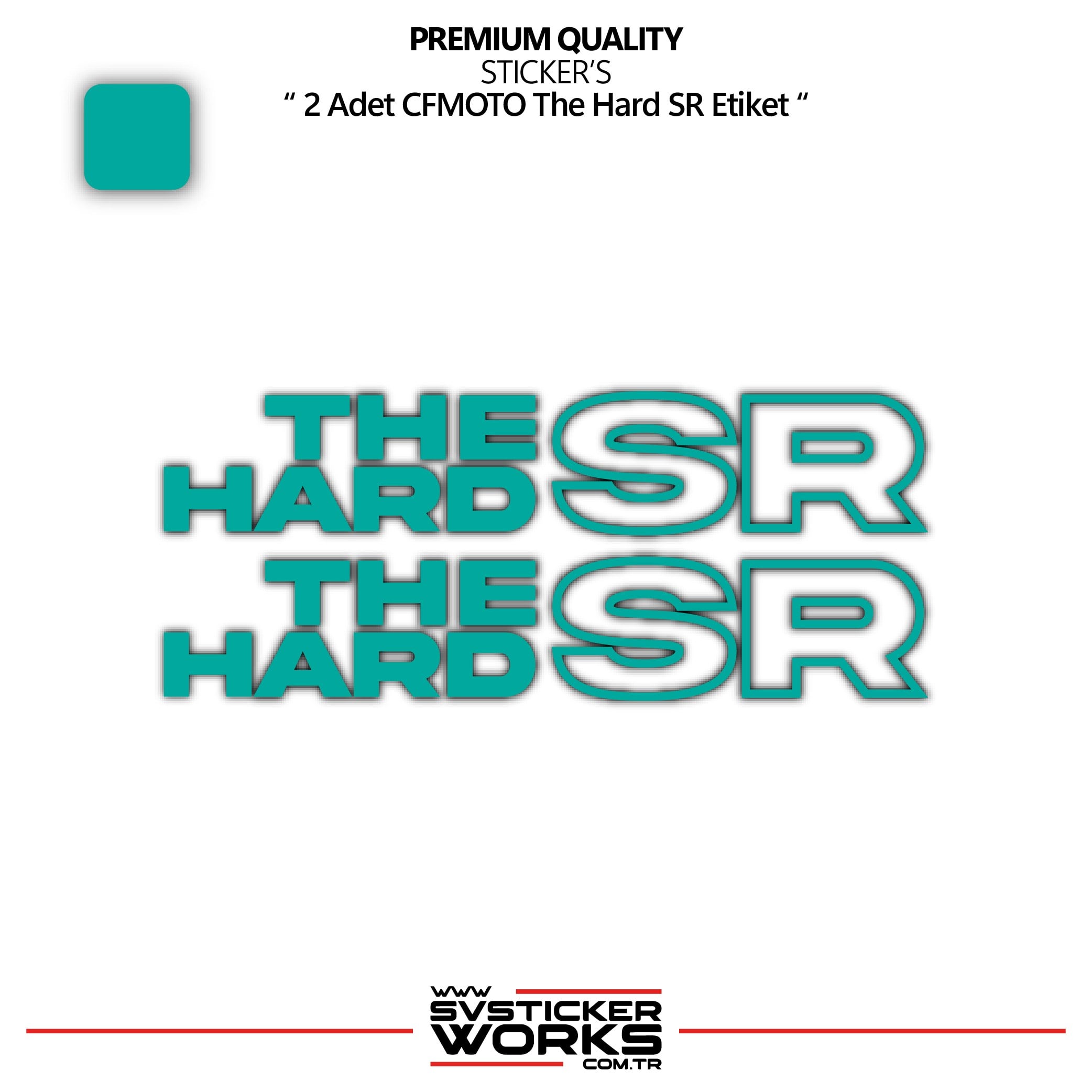 SVSTICKERWORKSCFMOTO The Hard SR Sticker Yüksek Kalite Folyo 2 Adet Sticker EtiketCFMOTO The Hard SR Sticker Yüksek Kalite Folyo 2 Adet Sticker Etiket250SR