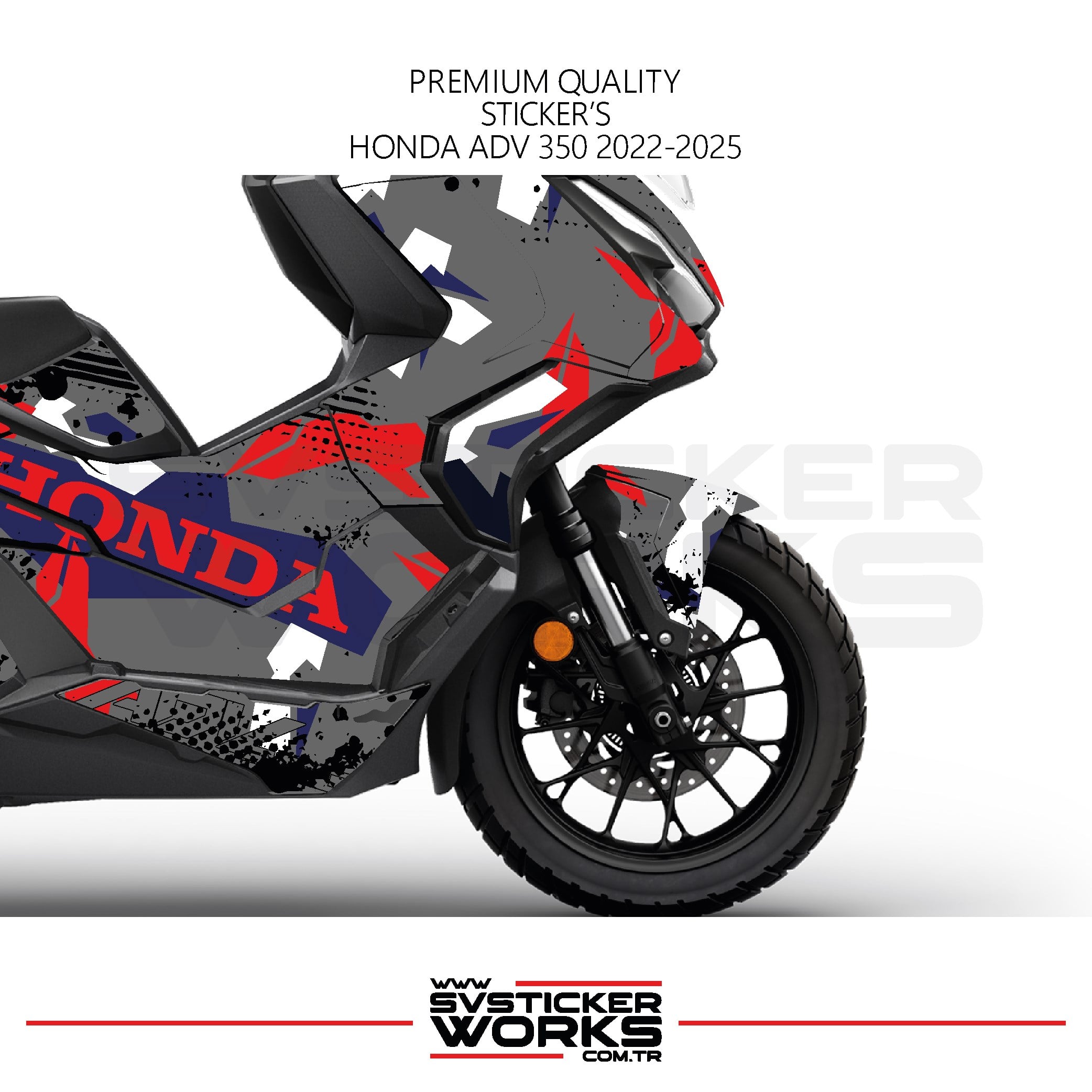 SVSTICKERWORKSHonda ADV350 Kaplama Motosiklet Sticker Design Etiket Modeli V1Honda ADV350 Kaplama Motosiklet Sticker Design Etiket Modeli V1