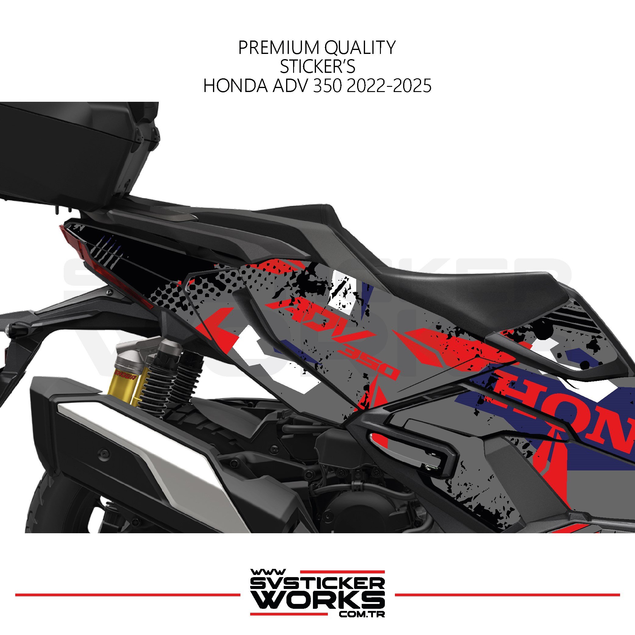 SVSTICKERWORKSHonda ADV350 Kaplama Motosiklet Sticker Design Etiket Modeli V1Honda ADV350 Kaplama Motosiklet Sticker Design Etiket Modeli V1