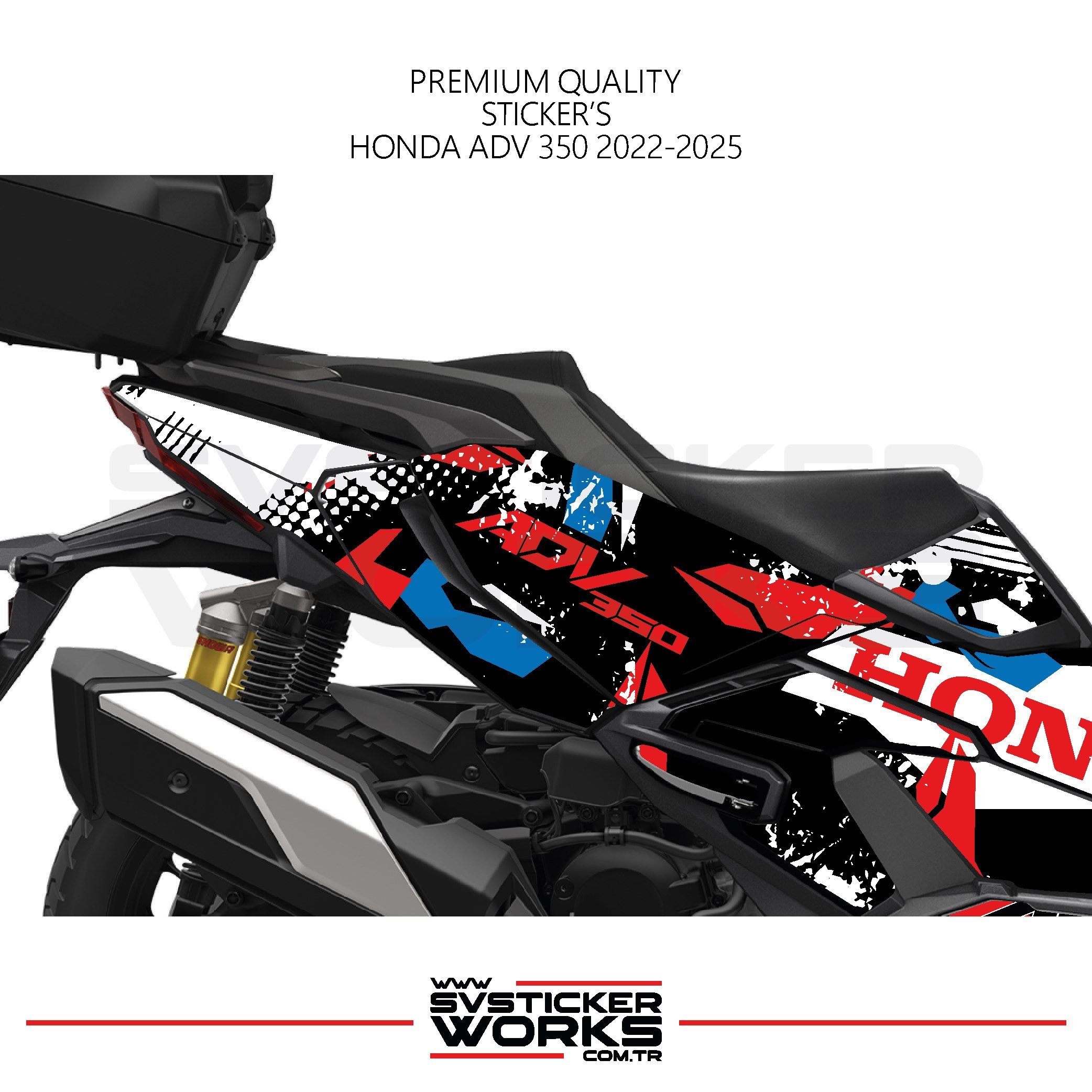 SVSTICKERWORKSHonda ADV350 Kaplama Motosiklet Sticker Design Etiket Modeli V3Honda ADV350 Kaplama Motosiklet Sticker Design Etiket Modeli V3