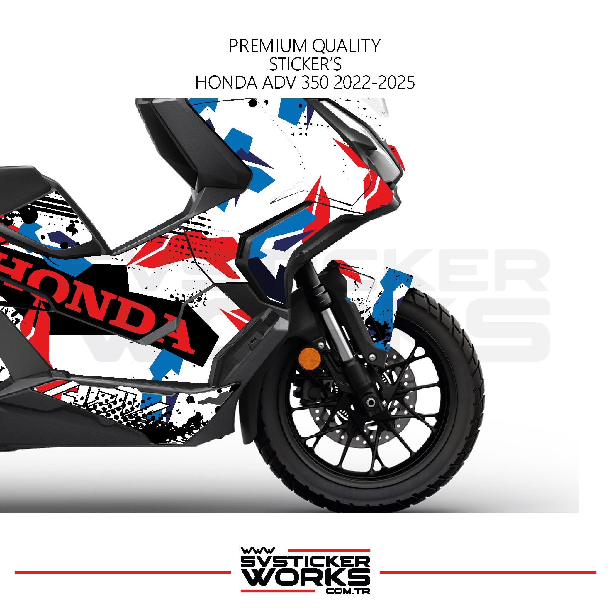 SVSTICKERWORKSHonda ADV350 Kaplama Motosiklet Sticker Design Etiket Modeli V2Honda ADV350 Kaplama Motosiklet Sticker Design Etiket Modeli V2