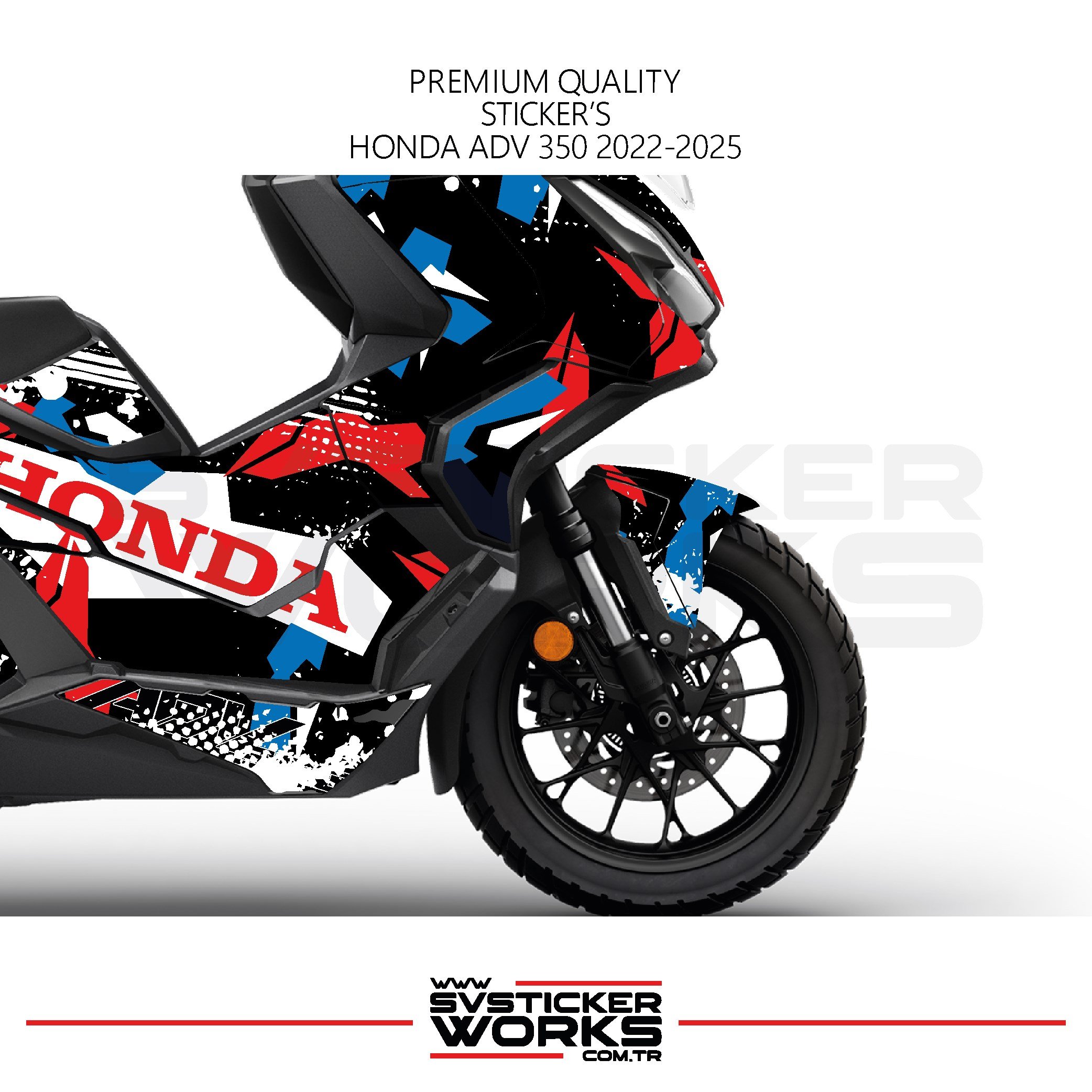 SVSTICKERWORKSHonda ADV350 Kaplama Motosiklet Sticker Design Etiket Modeli V3Honda ADV350 Kaplama Motosiklet Sticker Design Etiket Modeli V3