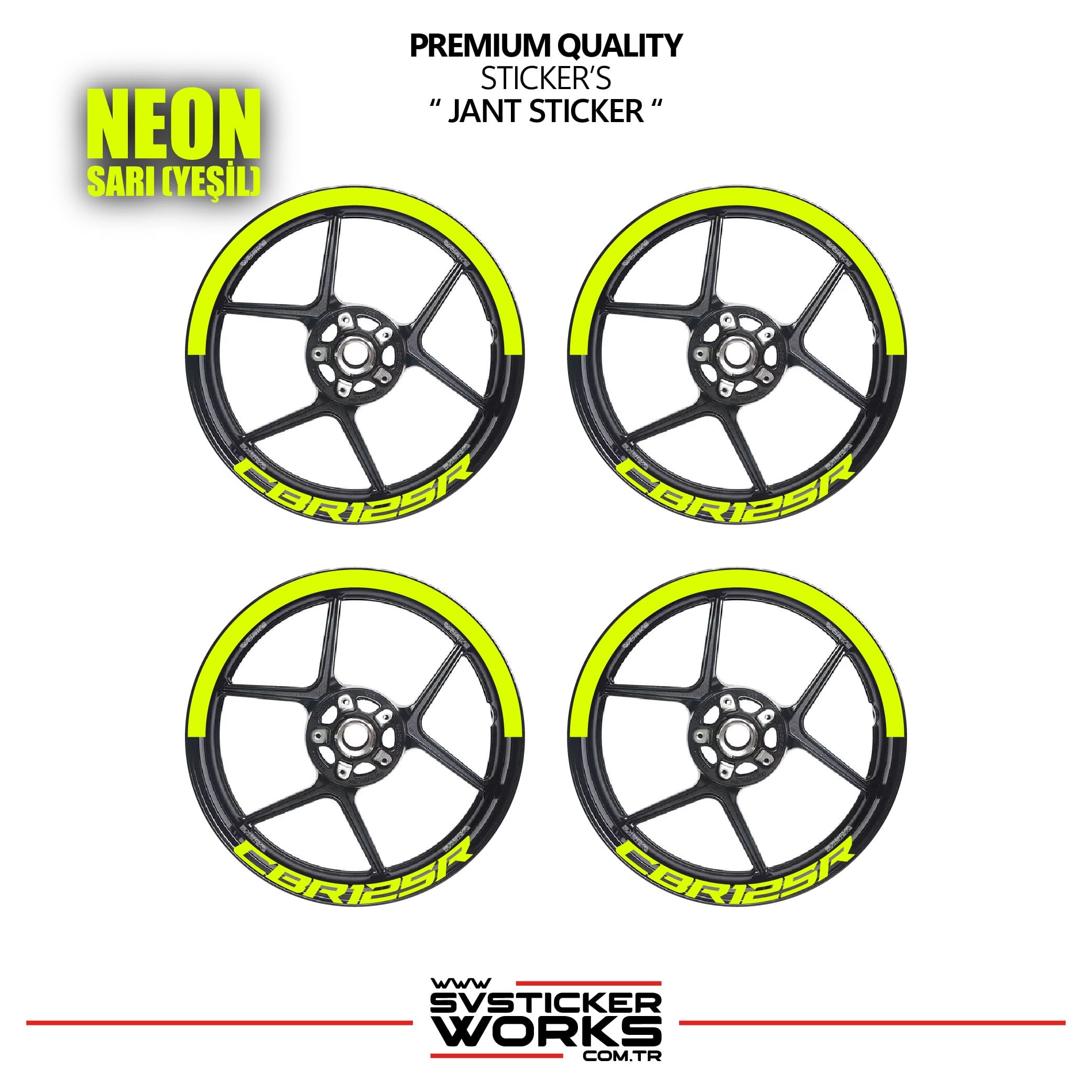 SVSTICKERWORKSHonda Cbr 125 R Jant Şeridi – Yarım Jant Kaplama & Cbr 125 R Yazı Sticker SetiHonda Cbr 125 R Jant Şeridi – Yarım Jant Kaplama & Cbr 125 R Yazı Sticker SetiJant Sticker