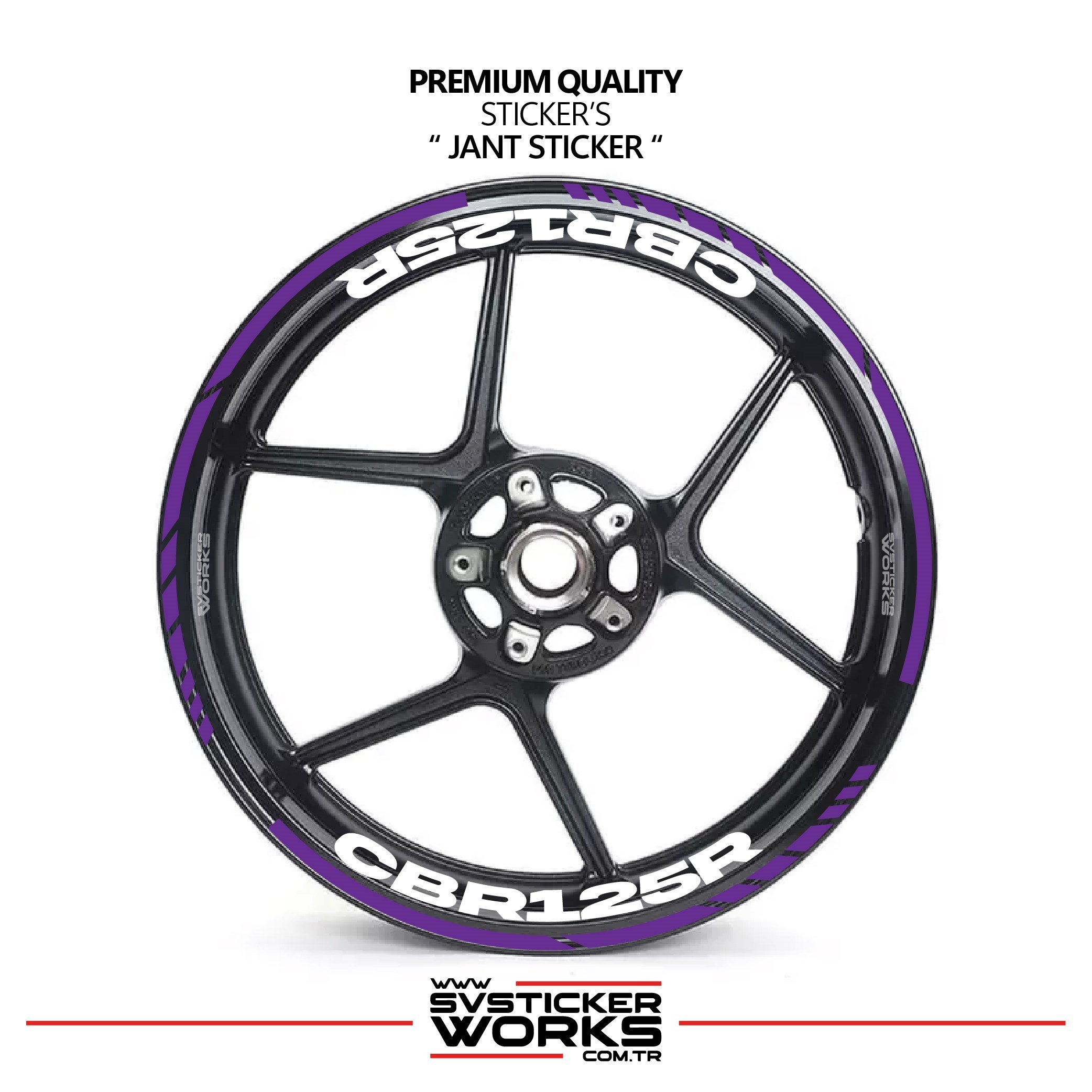 SVSTICKERWORKSHonda CBR 125R Jant Sticker İç Dış CBR125R Yazılı Etiket Sticker ModeliHonda CBR 125R Jant Sticker İç Dış CBR125R Yazılı Etiket Sticker ModeliJant Sticker