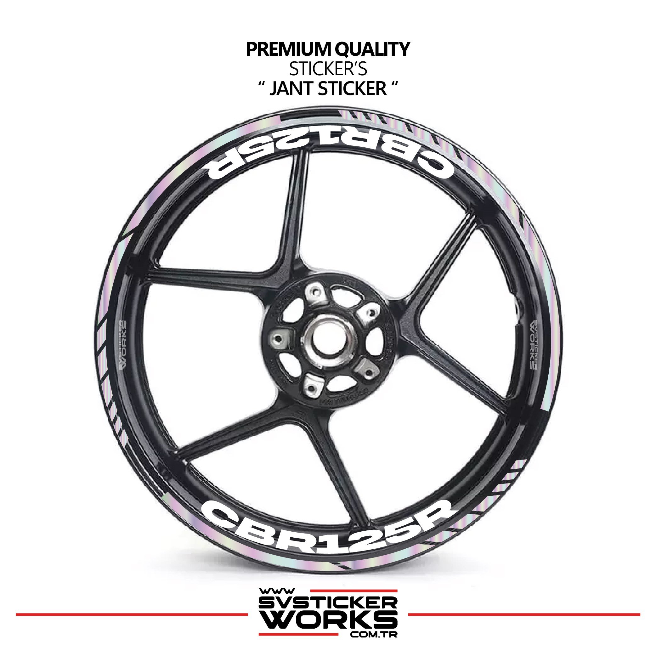SVSTICKERWORKSHonda CBR 125R Jant Sticker İç Dış CBR125R Yazılı Etiket Sticker ModeliHonda CBR 125R Jant Sticker İç Dış CBR125R Yazılı Etiket Sticker ModeliJant Sticker