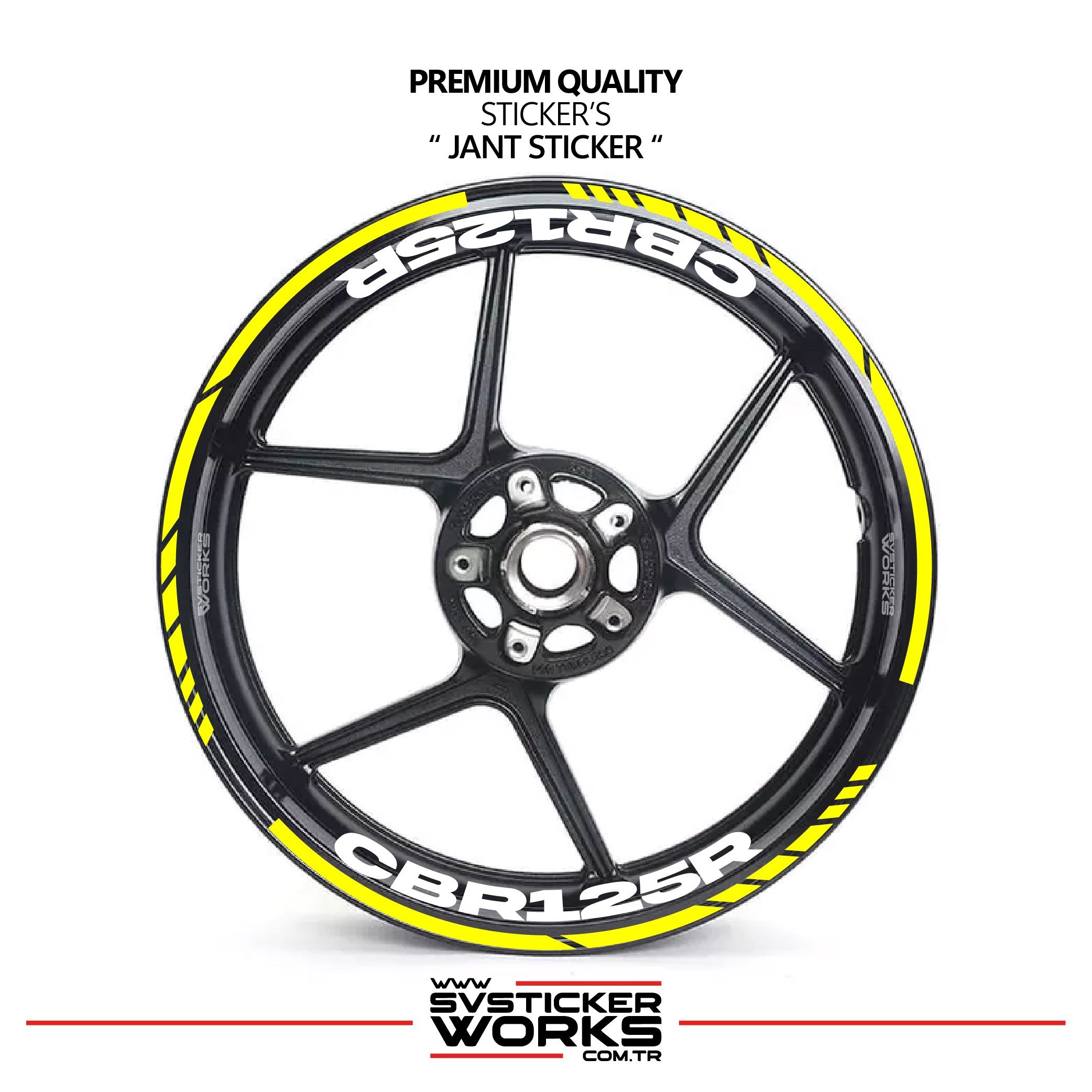 SVSTICKERWORKSHonda CBR 125R Jant Sticker İç Dış CBR125R Yazılı Etiket Sticker ModeliHonda CBR 125R Jant Sticker İç Dış CBR125R Yazılı Etiket Sticker ModeliJant Sticker