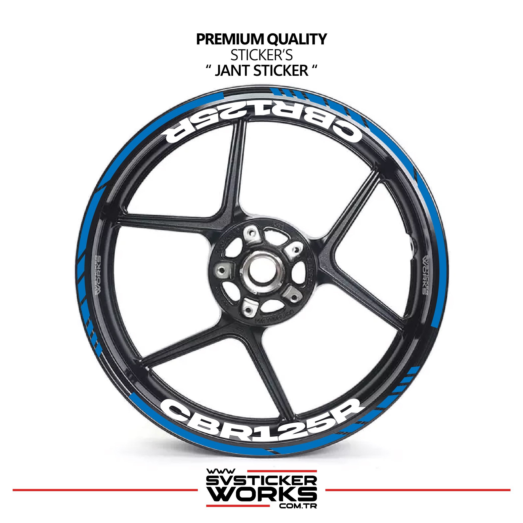 SVSTICKERWORKSHonda CBR 125R Jant Sticker İç Dış CBR125R Yazılı Etiket Sticker ModeliHonda CBR 125R Jant Sticker İç Dış CBR125R Yazılı Etiket Sticker ModeliJant Sticker
