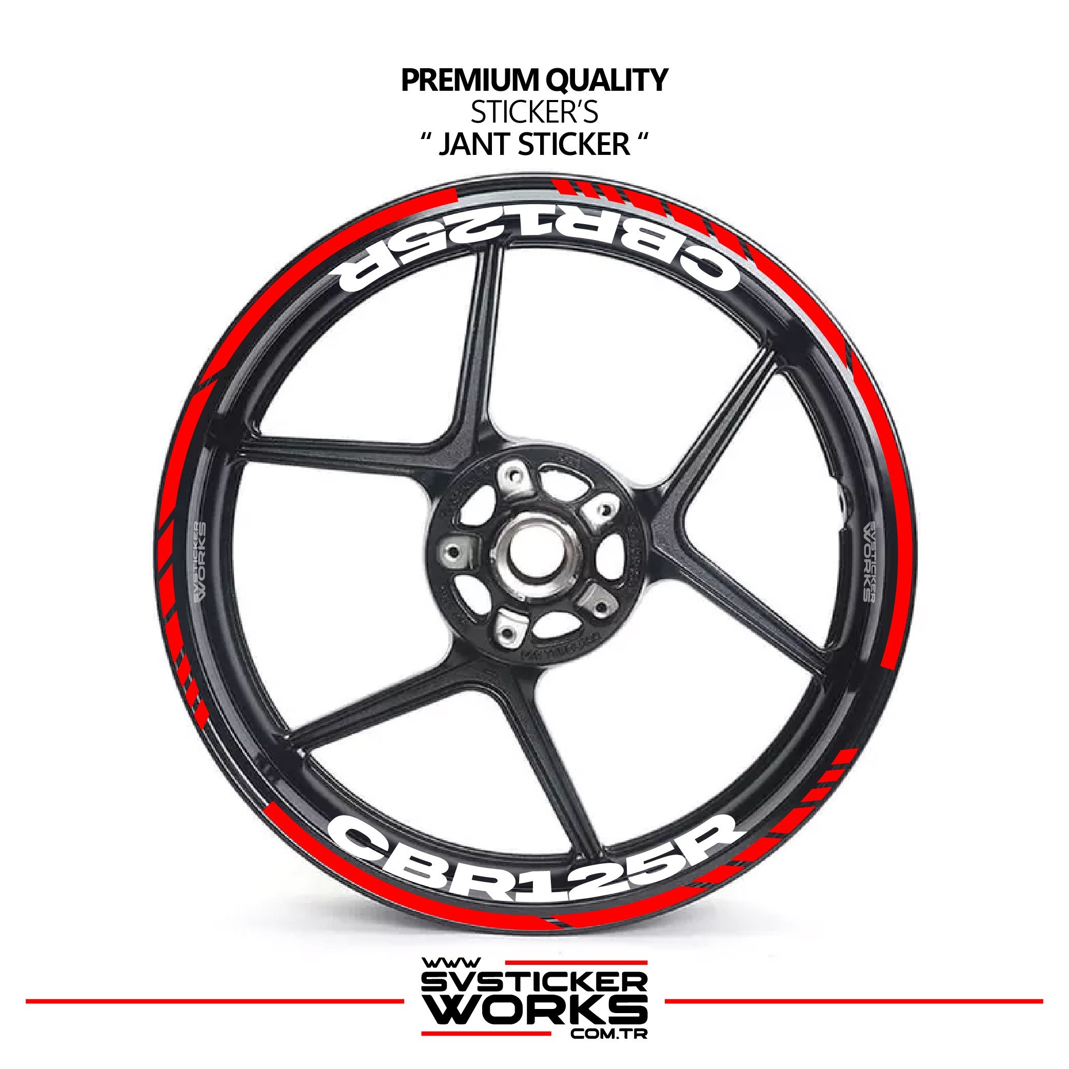 SVSTICKERWORKSHonda CBR 125R Jant Sticker İç Dış CBR125R Yazılı Etiket Sticker ModeliHonda CBR 125R Jant Sticker İç Dış CBR125R Yazılı Etiket Sticker ModeliJant Sticker
