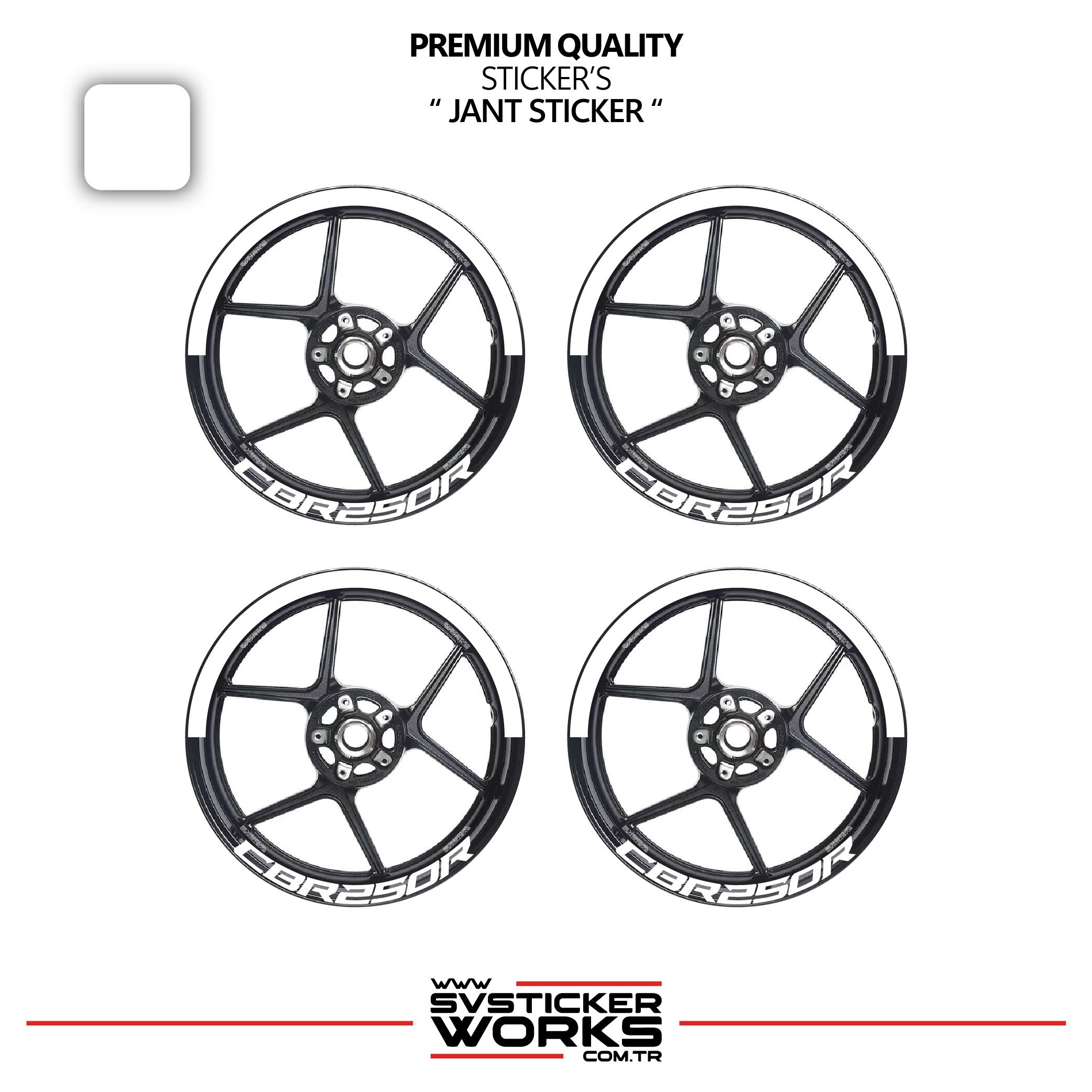 SVSTICKERWORKSHonda Cbr 250 R Jant Şeridi – Yarım Jant Kaplama & Cbr 250 R Yazı Sticker SetiHonda Cbr 250 R Jant Şeridi – Yarım Jant Kaplama & Cbr 250 R Yazı Sticker SetiJant Sticker