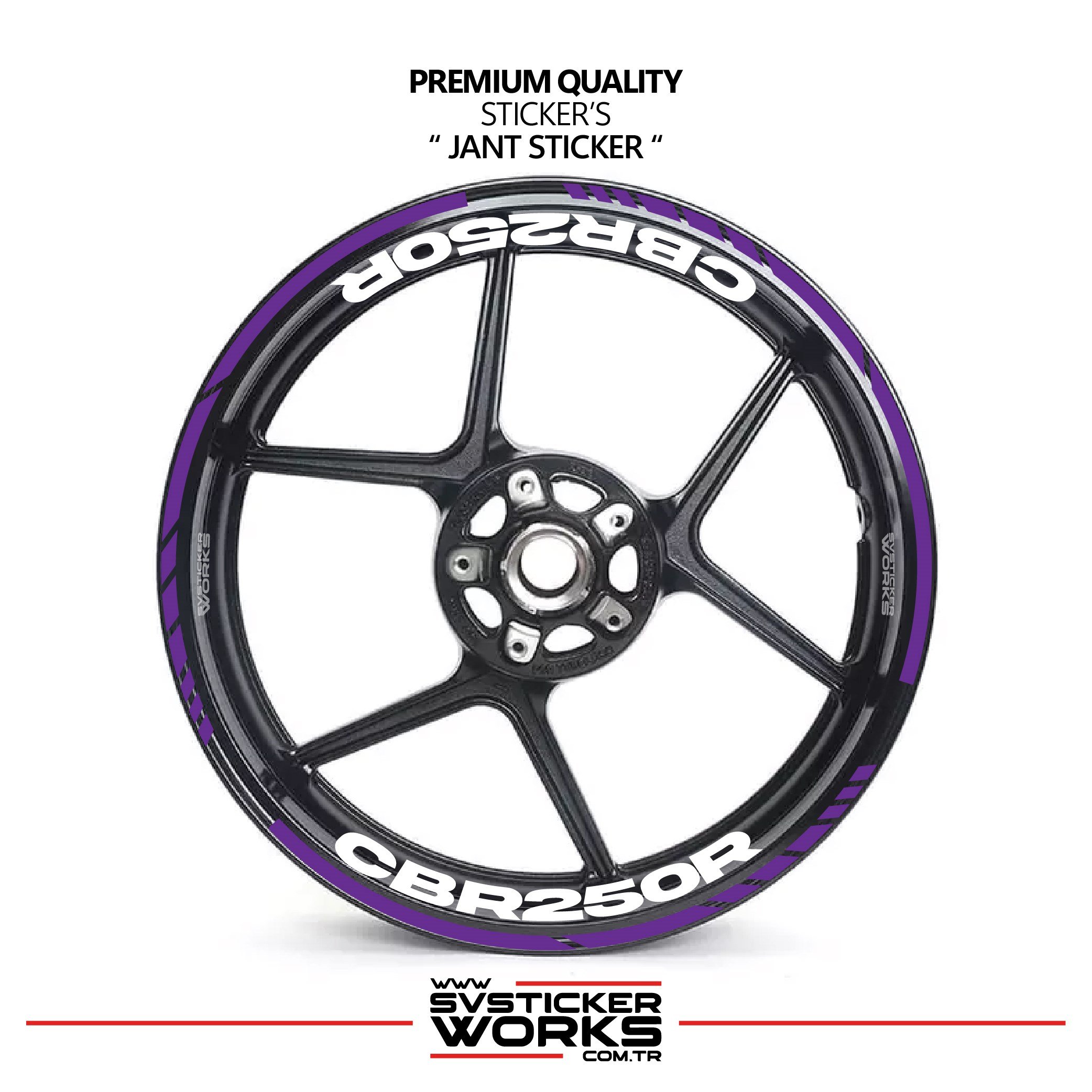 SVSTICKERWORKSHonda CBR 250R Jant Sticker İç Dış CBR125R Yazılı Etiket Sticker ModeliHonda CBR 250R Jant Sticker İç Dış CBR125R Yazılı Etiket Sticker ModeliJant Sticker