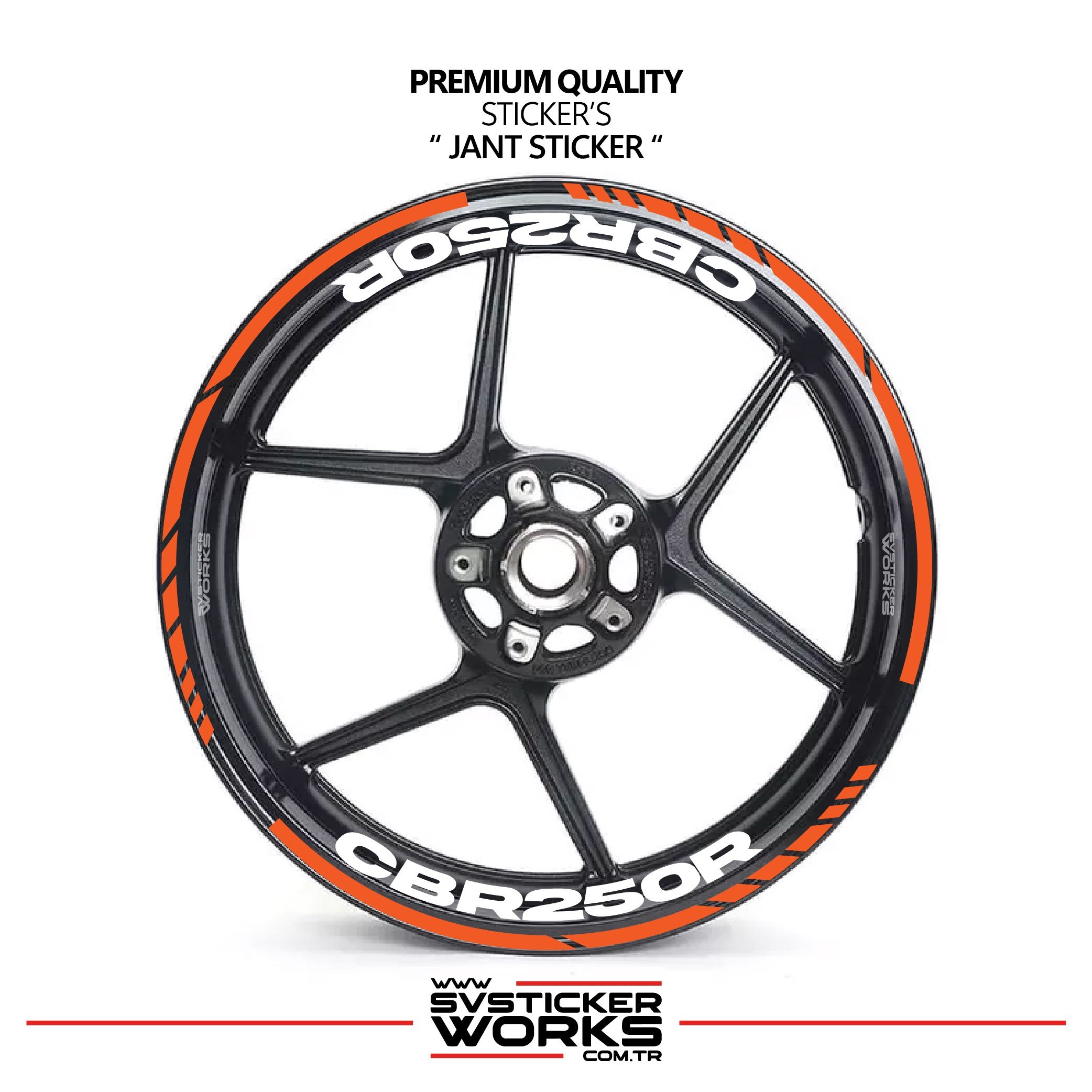 SVSTICKERWORKSHonda CBR 250R Jant Sticker İç Dış CBR125R Yazılı Etiket Sticker ModeliHonda CBR 250R Jant Sticker İç Dış CBR125R Yazılı Etiket Sticker ModeliJant Sticker