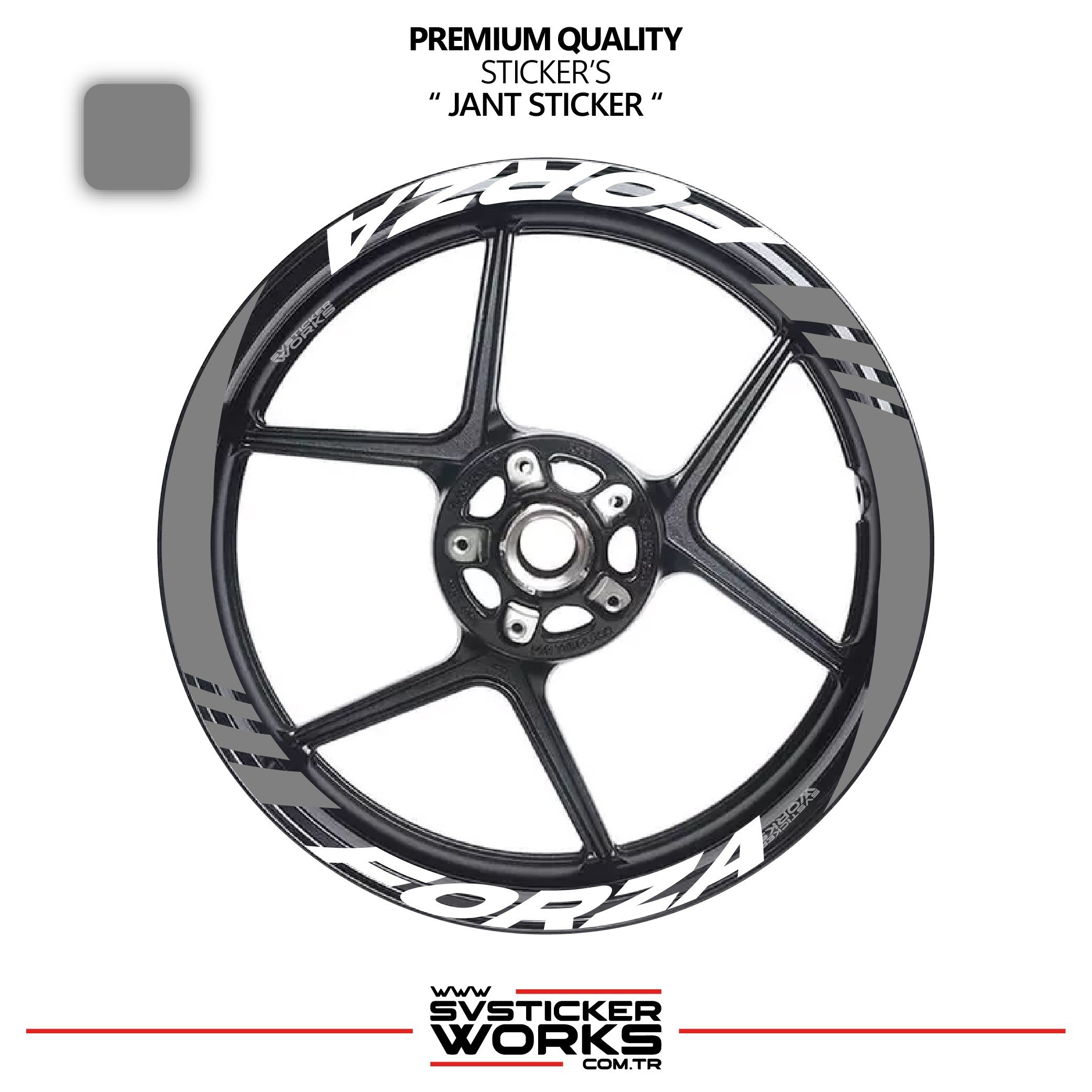 SVSTICKERWORKSHONDA FORZA Geniş Jant Kaplama Sticker Etiket Modeli 16lı Set Sticker Yüksek KaliteHONDA FORZA Geniş Jant Kaplama Sticker Etiket Modeli 16lı Set Sticker Yüksek KaliteJant Sticker