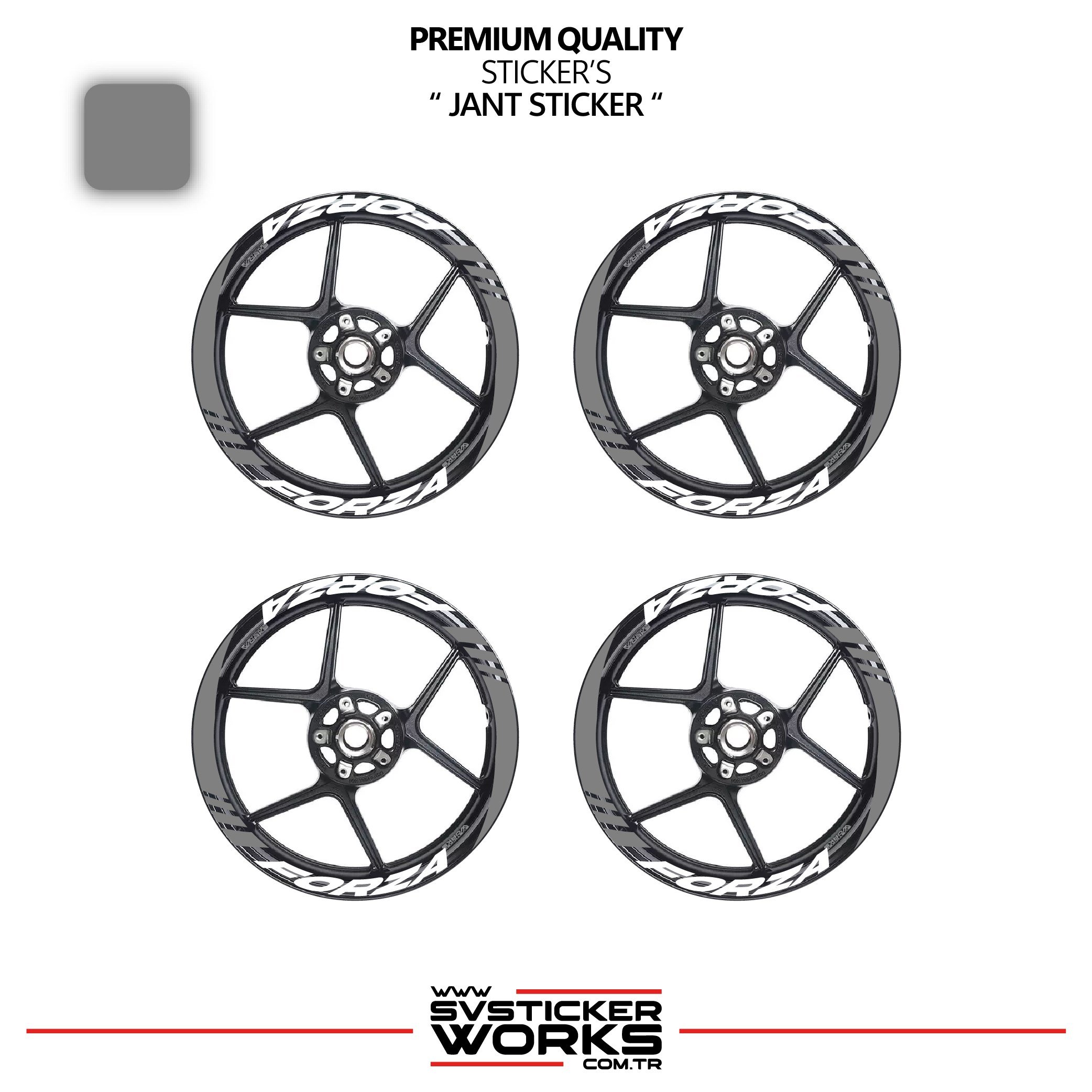 SVSTICKERWORKSHONDA FORZA Geniş Jant Kaplama Sticker Etiket Modeli 16lı Set Sticker Yüksek KaliteHONDA FORZA Geniş Jant Kaplama Sticker Etiket Modeli 16lı Set Sticker Yüksek KaliteJant Sticker