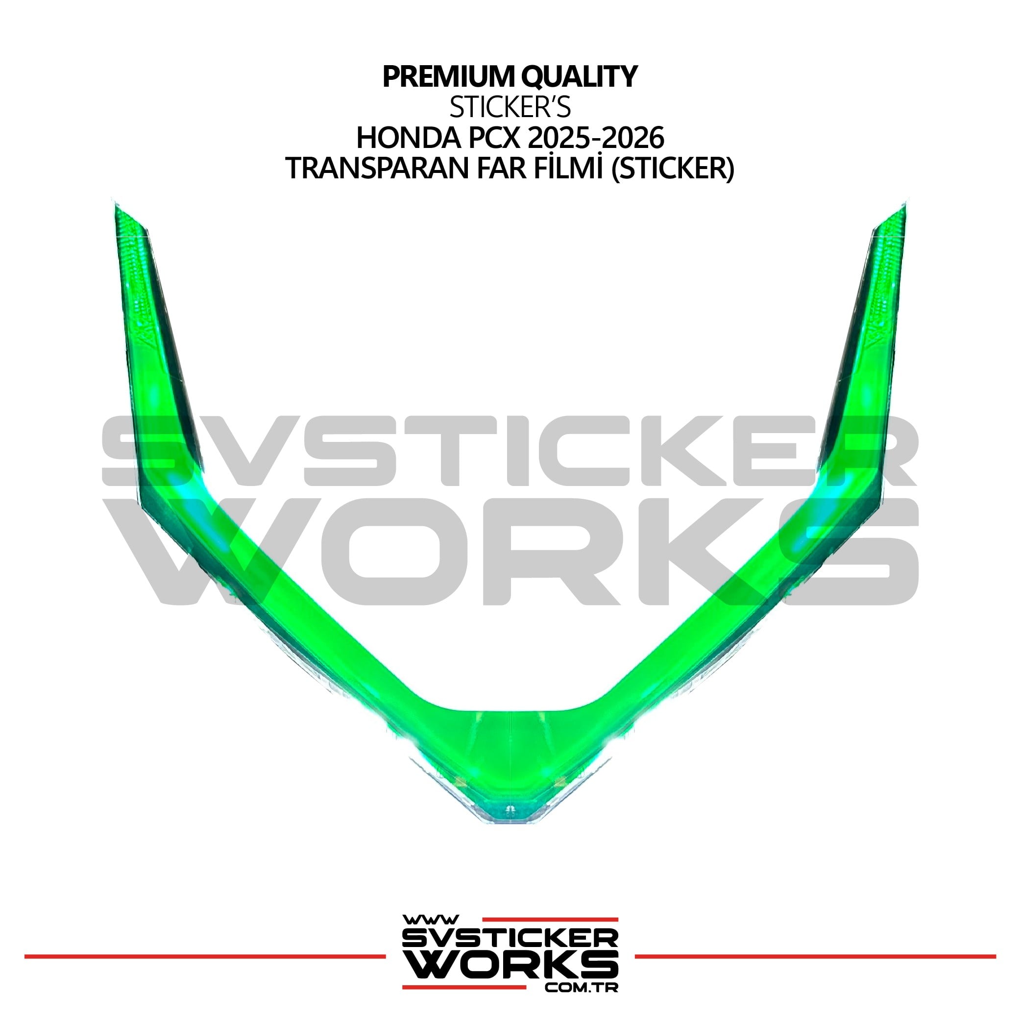 SVSTICKERWORKSHONDA PCX 2025-2026 YEŞİL FAR FİLMİ ETİKET STİCKER MODELİ ÖN FARHONDA PCX 2025-2026 YEŞİL FAR FİLMİ ETİKET STİCKER MODELİ ÖN FARPcx 2025