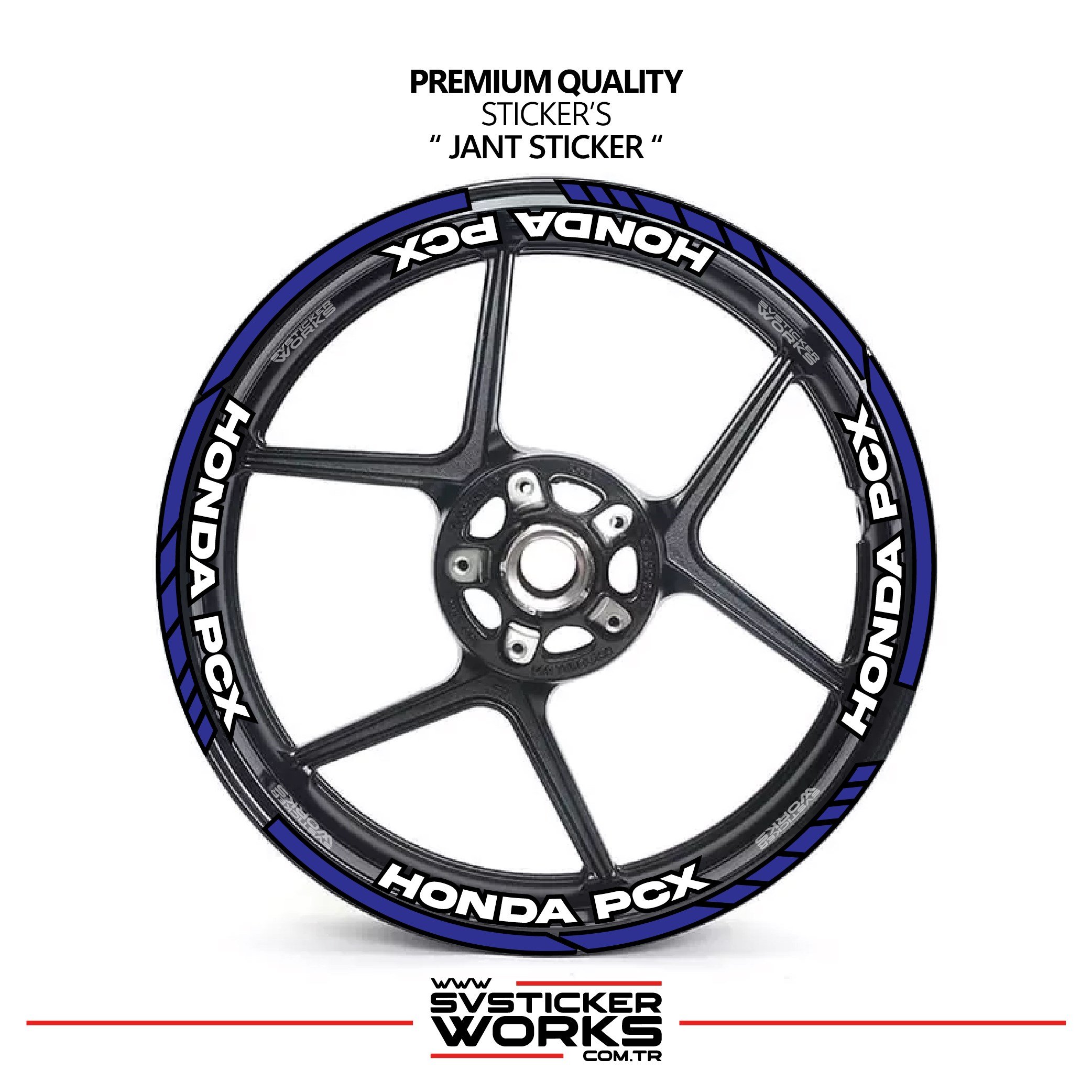 SVSTICKERWORKSHonda PCX Jant Şeridi Ve Jant İçi 16 Yazılı Sticker Etiket Modeli PCX Uyumlu Aksesuar StickerHonda PCX Jant Şeridi Ve Jant İçi 16 Yazılı Sticker Etiket Modeli PCX Uyumlu Aksesuar StickerJant Sticker