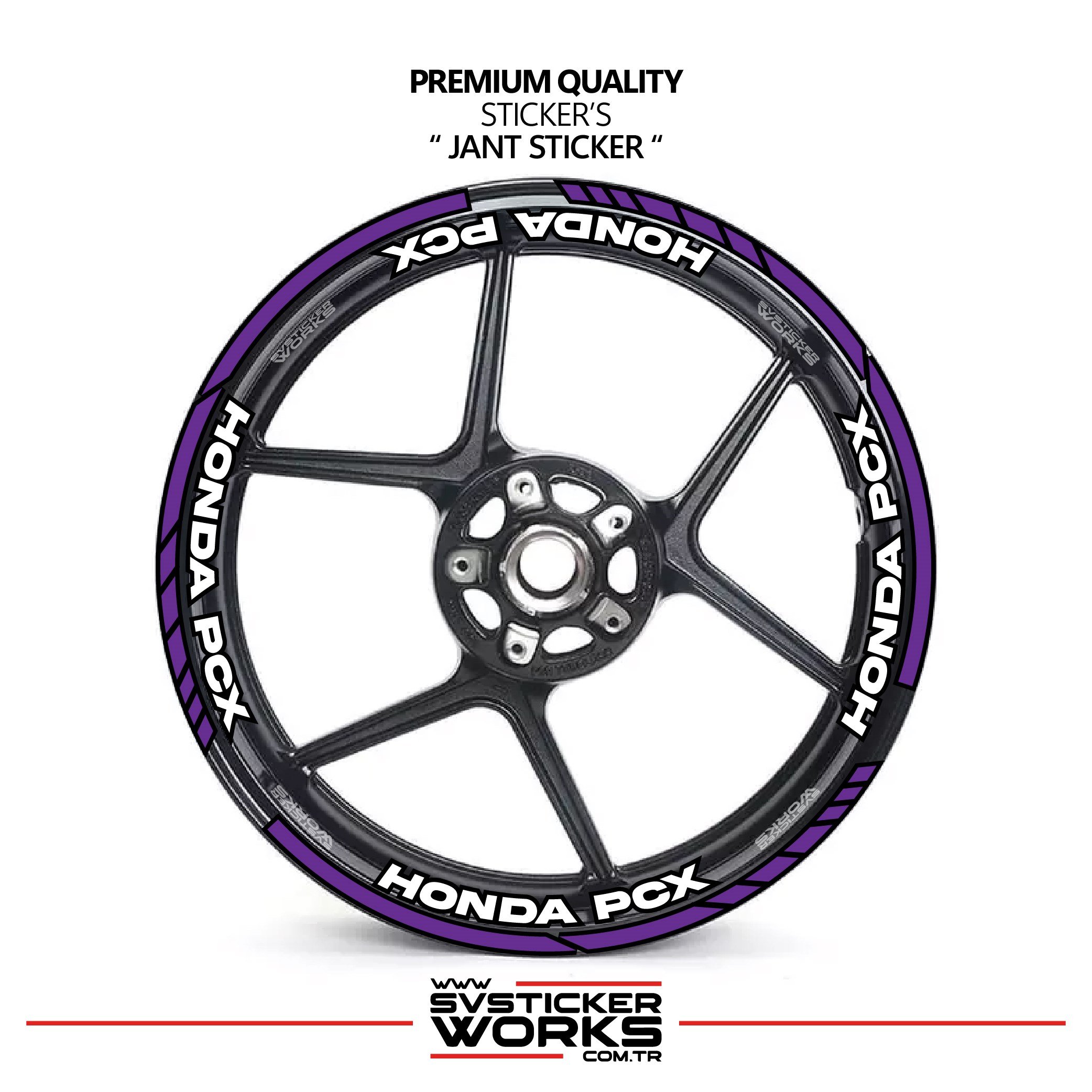 SVSTICKERWORKSHonda PCX Jant Şeridi Ve Jant İçi 16 Yazılı Sticker Etiket Modeli PCX Uyumlu Aksesuar StickerHonda PCX Jant Şeridi Ve Jant İçi 16 Yazılı Sticker Etiket Modeli PCX Uyumlu Aksesuar StickerJant Sticker