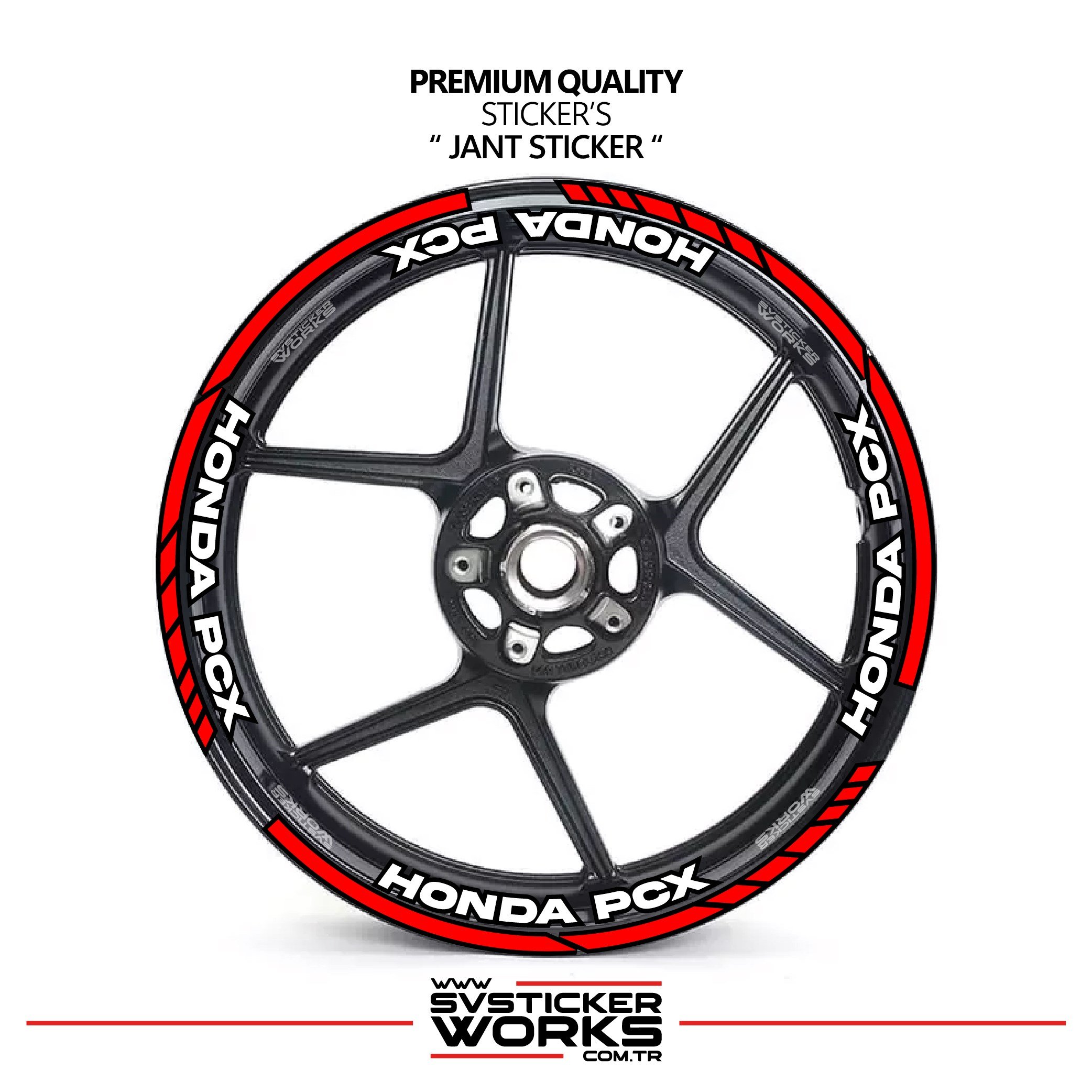 SVSTICKERWORKSHonda PCX Jant Şeridi Ve Jant İçi 16 Yazılı Sticker Etiket Modeli PCX Uyumlu Aksesuar StickerHonda PCX Jant Şeridi Ve Jant İçi 16 Yazılı Sticker Etiket Modeli PCX Uyumlu Aksesuar StickerJant Sticker