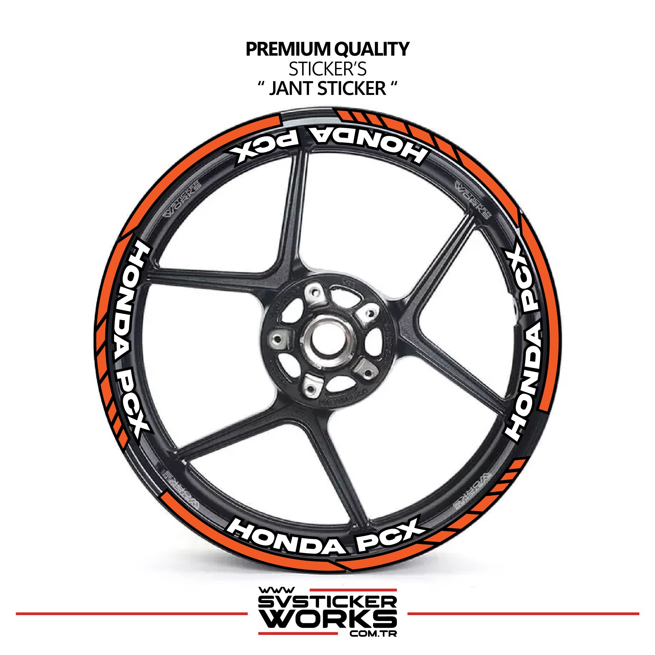 SVSTICKERWORKSHonda PCX Jant Şeridi Ve Jant İçi 16 Yazılı Sticker Etiket Modeli PCX Uyumlu Aksesuar StickerHonda PCX Jant Şeridi Ve Jant İçi 16 Yazılı Sticker Etiket Modeli PCX Uyumlu Aksesuar StickerJant Sticker