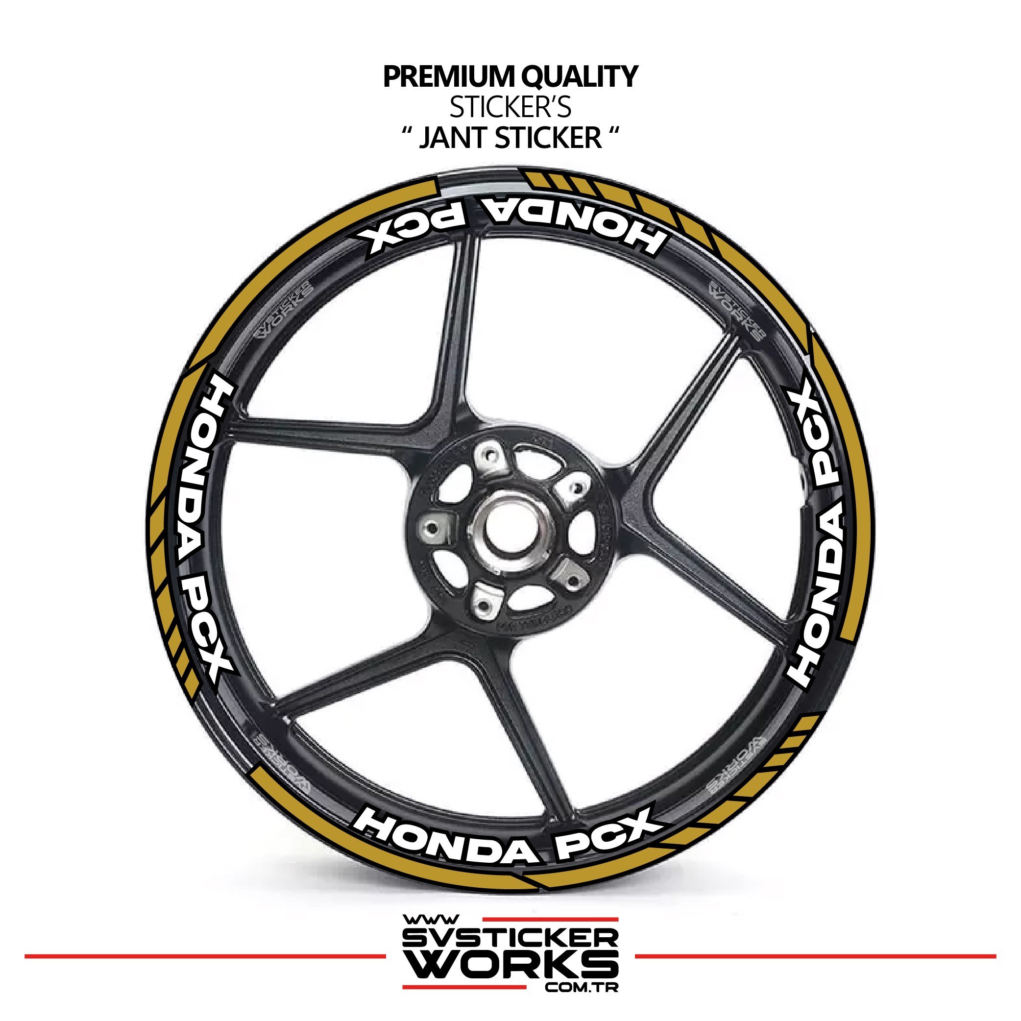 SVSTICKERWORKSHonda PCX Jant Şeridi Ve Jant İçi 16 Yazılı Sticker Etiket Modeli PCX Uyumlu Aksesuar StickerHonda PCX Jant Şeridi Ve Jant İçi 16 Yazılı Sticker Etiket Modeli PCX Uyumlu Aksesuar StickerJant Sticker