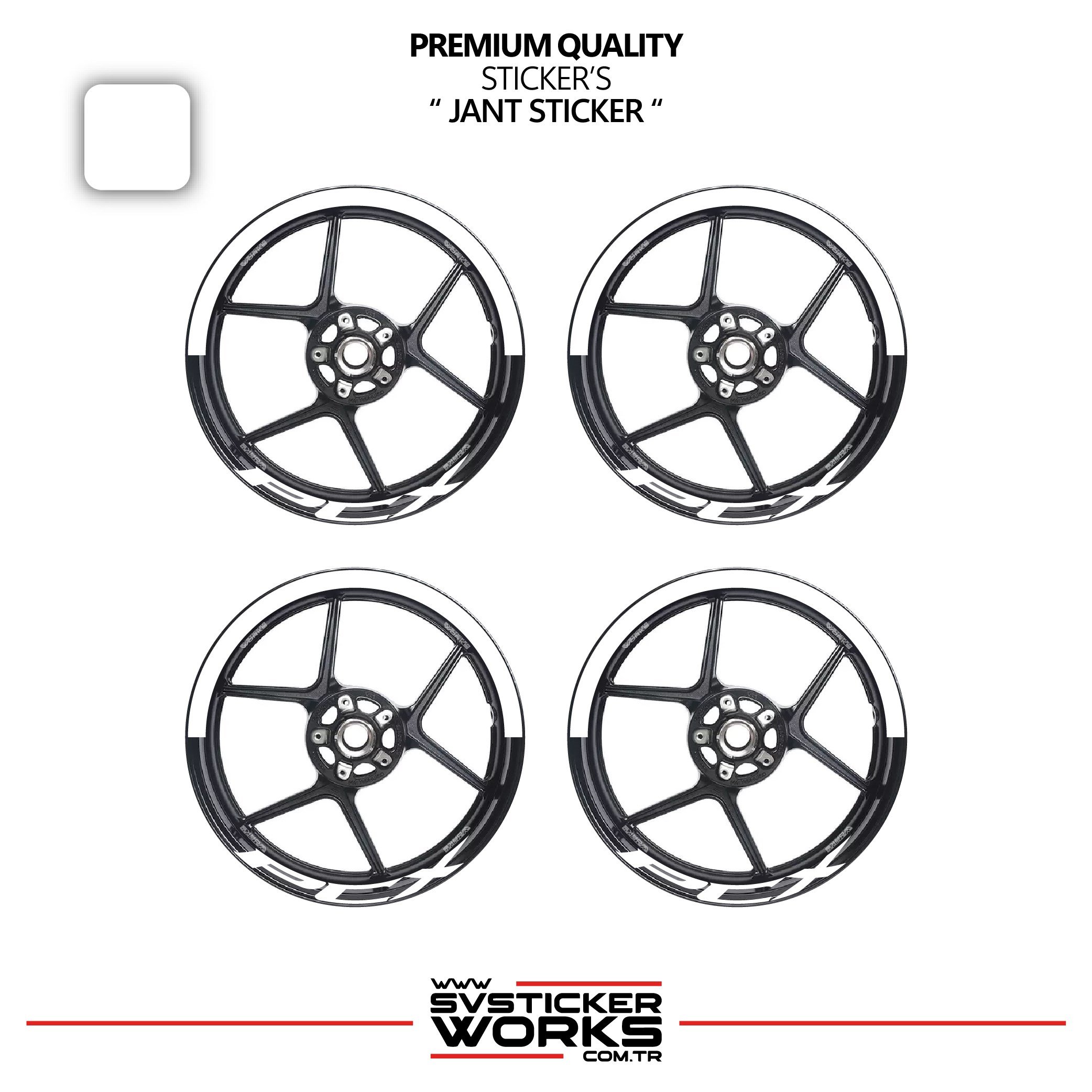 SVSTICKERWORKSHonda PCX Jant Şeridi – Yarım Jant Kaplama & PCX Yazı Sticker SetiHonda PCX Jant Şeridi – Yarım Jant Kaplama & PCX Yazı Sticker SetiJant Sticker
