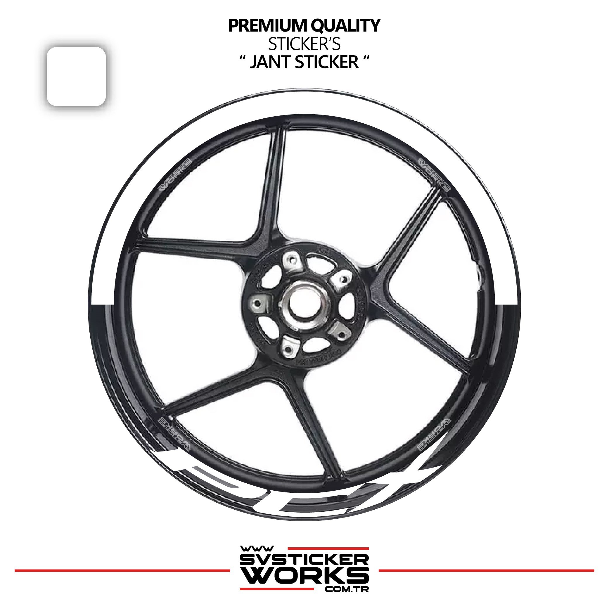 SVSTICKERWORKSHonda PCX Jant Şeridi – Yarım Jant Kaplama & PCX Yazı Sticker SetiHonda PCX Jant Şeridi – Yarım Jant Kaplama & PCX Yazı Sticker SetiJant Sticker