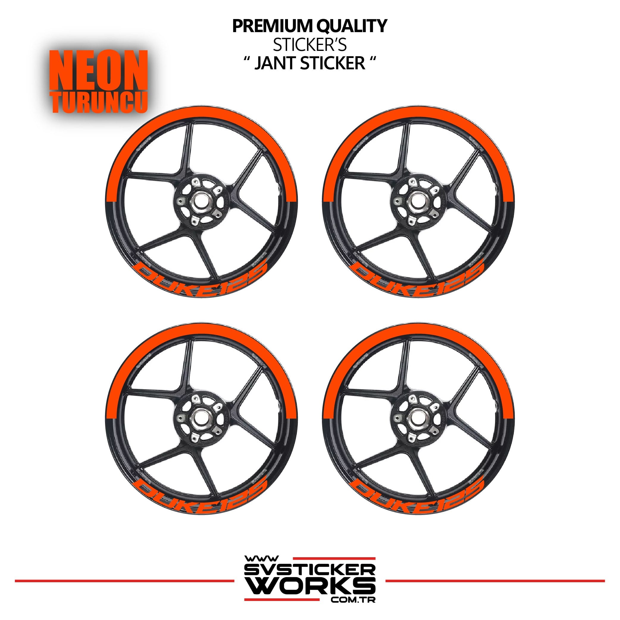 SVSTICKERWORKSKTM DUKE 125 Jant Şeridi – Yarım Jant Kaplama & DUKE 125 Yazı Sticker SetiKTM DUKE 125 Jant Şeridi – Yarım Jant Kaplama & DUKE 125 Yazı Sticker SetiJant Sticker