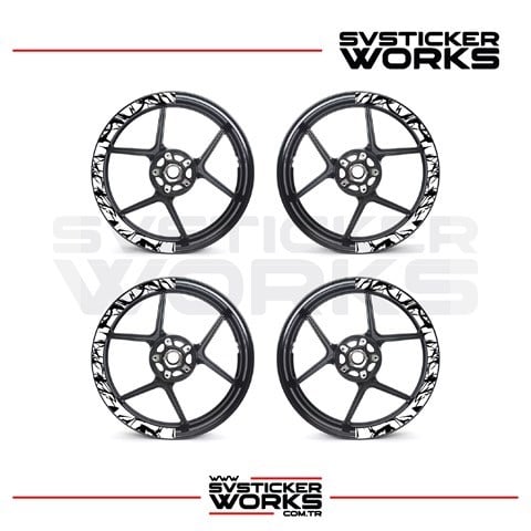 SVSTICKERWORKSMotosiklet Jant Kaplama Desenli Yarım Yüksek Kaliteli Folyo 1 Paket 1 Motosiklet İçinMotosiklet Jant Kaplama Desenli Yarım Yüksek Kaliteli Folyo 1 Paket 1 Motosiklet İçin