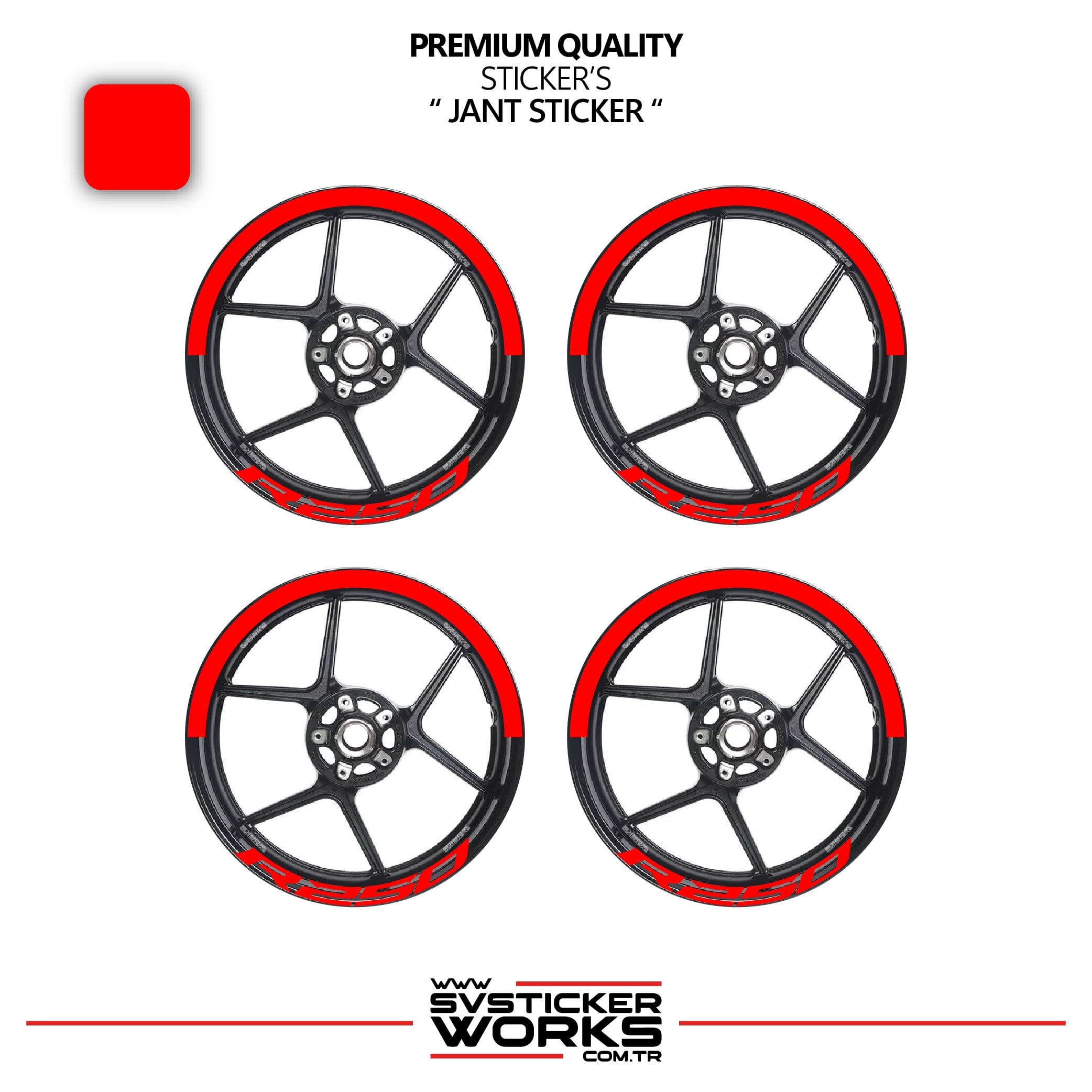 SVSTICKERWORKSRKS R250 Jant Şeridi – Yarım Jant Kaplama & R250 Yazı Sticker SetiRKS R250 Jant Şeridi – Yarım Jant Kaplama & R250 Yazı Sticker SetiJant Sticker