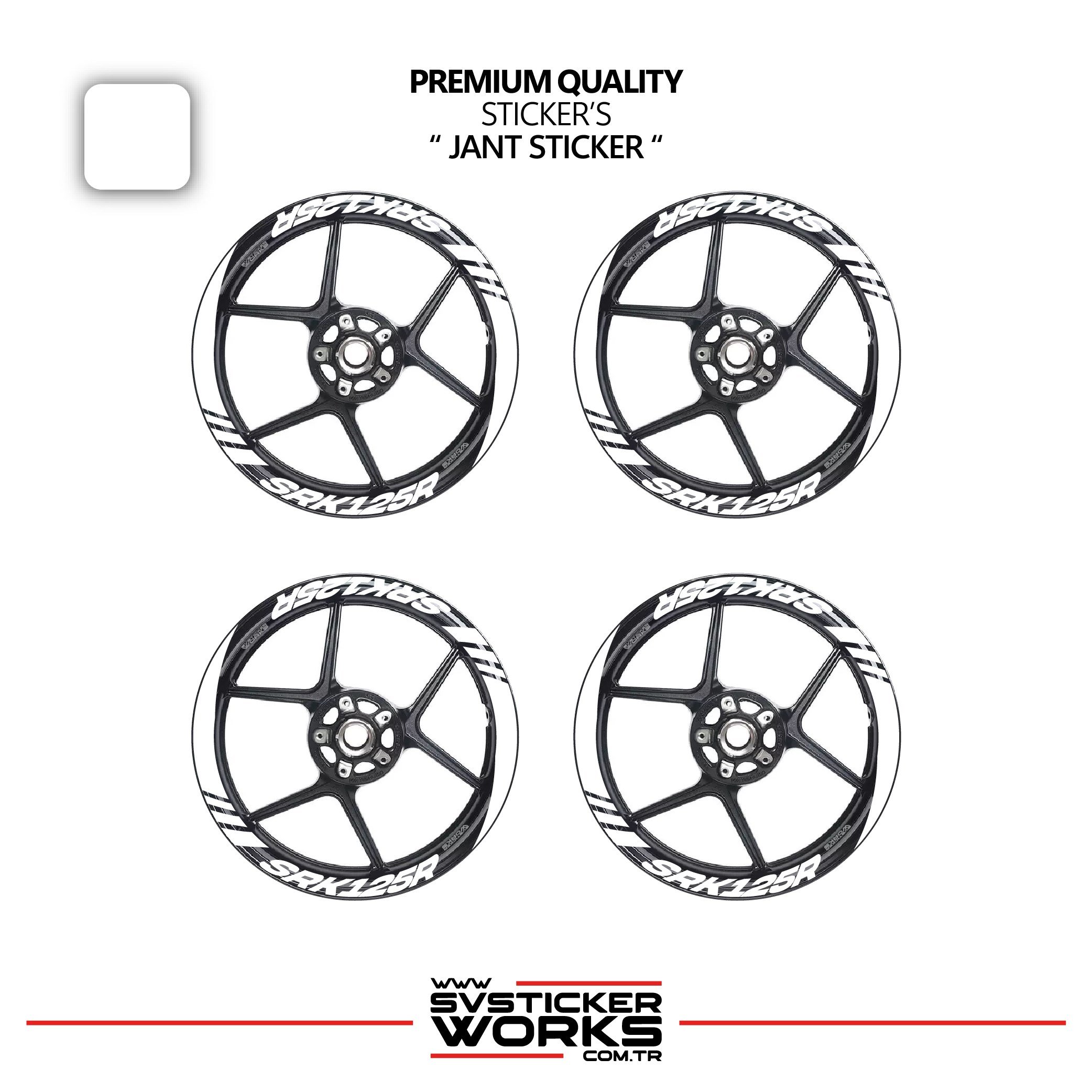 SVSTICKERWORKSRKS SRK125R Geniş Jant Kaplama Sticker Etiket Modeli 16lı Set Sticker Yüksek KaliteRKS SRK125R Geniş Jant Kaplama Sticker Etiket Modeli 16lı Set Sticker Yüksek KaliteJant Sticker