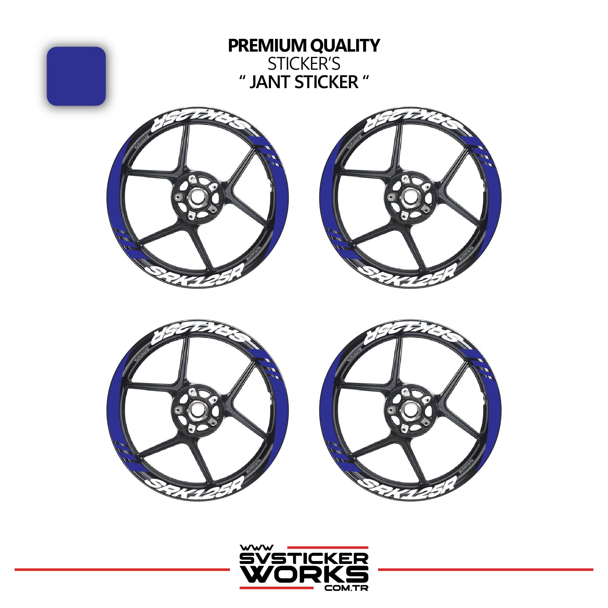 SVSTICKERWORKSRKS SRK125R Geniş Jant Kaplama Sticker Etiket Modeli 16lı Set Sticker Yüksek KaliteRKS SRK125R Geniş Jant Kaplama Sticker Etiket Modeli 16lı Set Sticker Yüksek KaliteJant Sticker