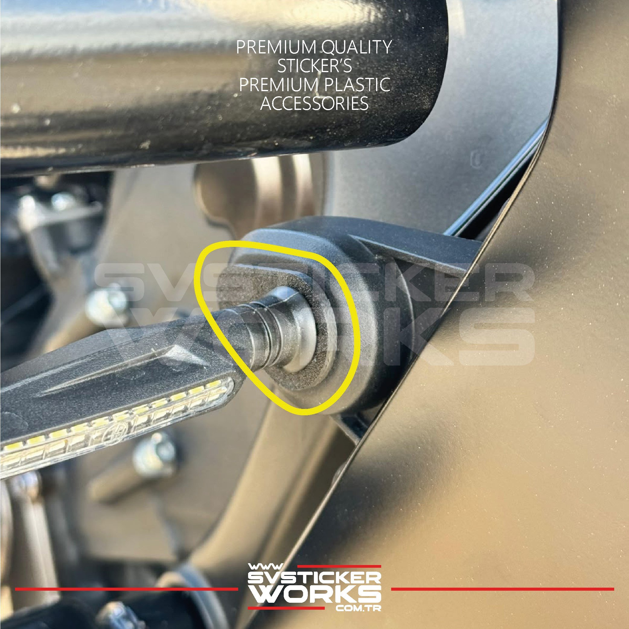 SVSTICKERWORKSSinyal Adaptörü 2 Dar - 2 Geniş Motosiklet AksesuarıSinyal Adaptörü 2 Dar - 2 Geniş Motosiklet AksesuarıMotosiklet
