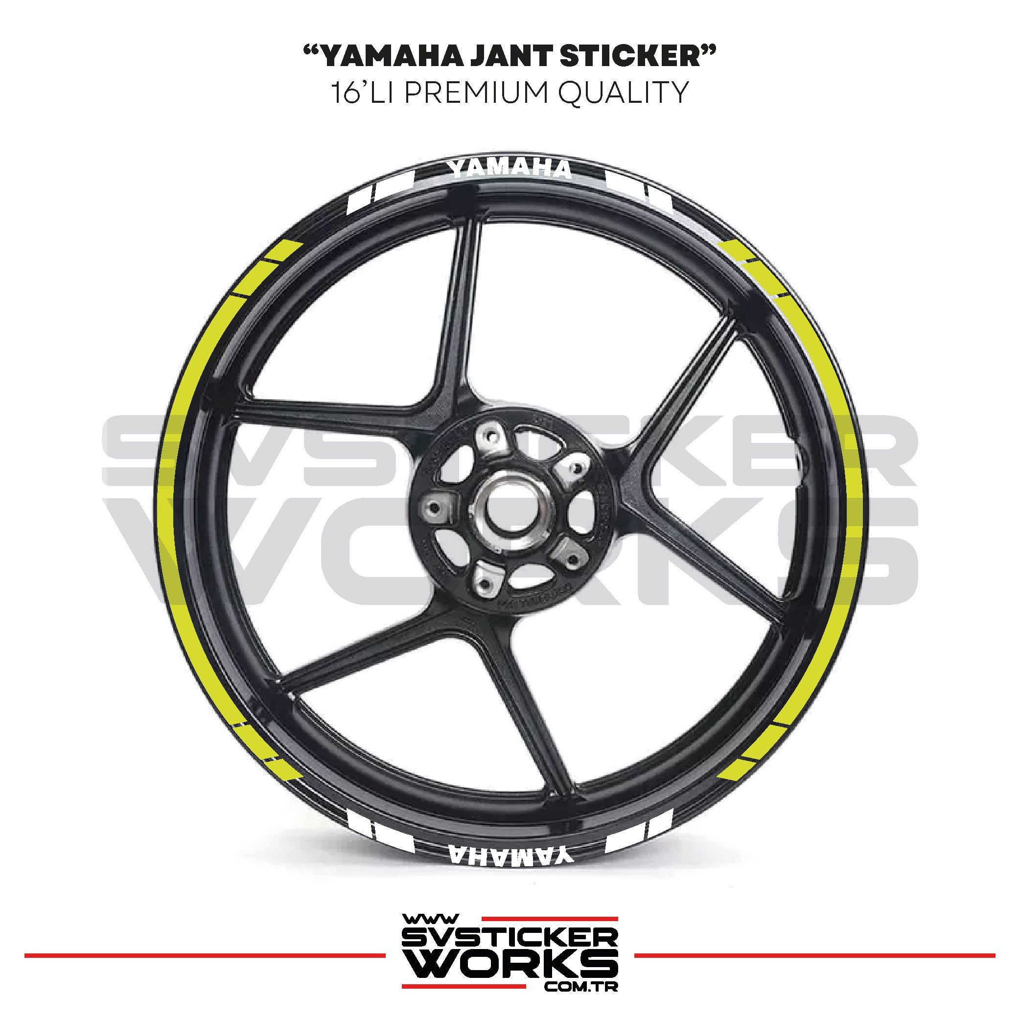 SVSTICKERWORKSYamaha Jant Sticker Seti Yüksek Kalite 16Lı Jant Set Yamaha Uyumlu Yamaha Jant Sticker Seti Yüksek Kalite 16Lı Jant Set Yamaha Uyumlu 