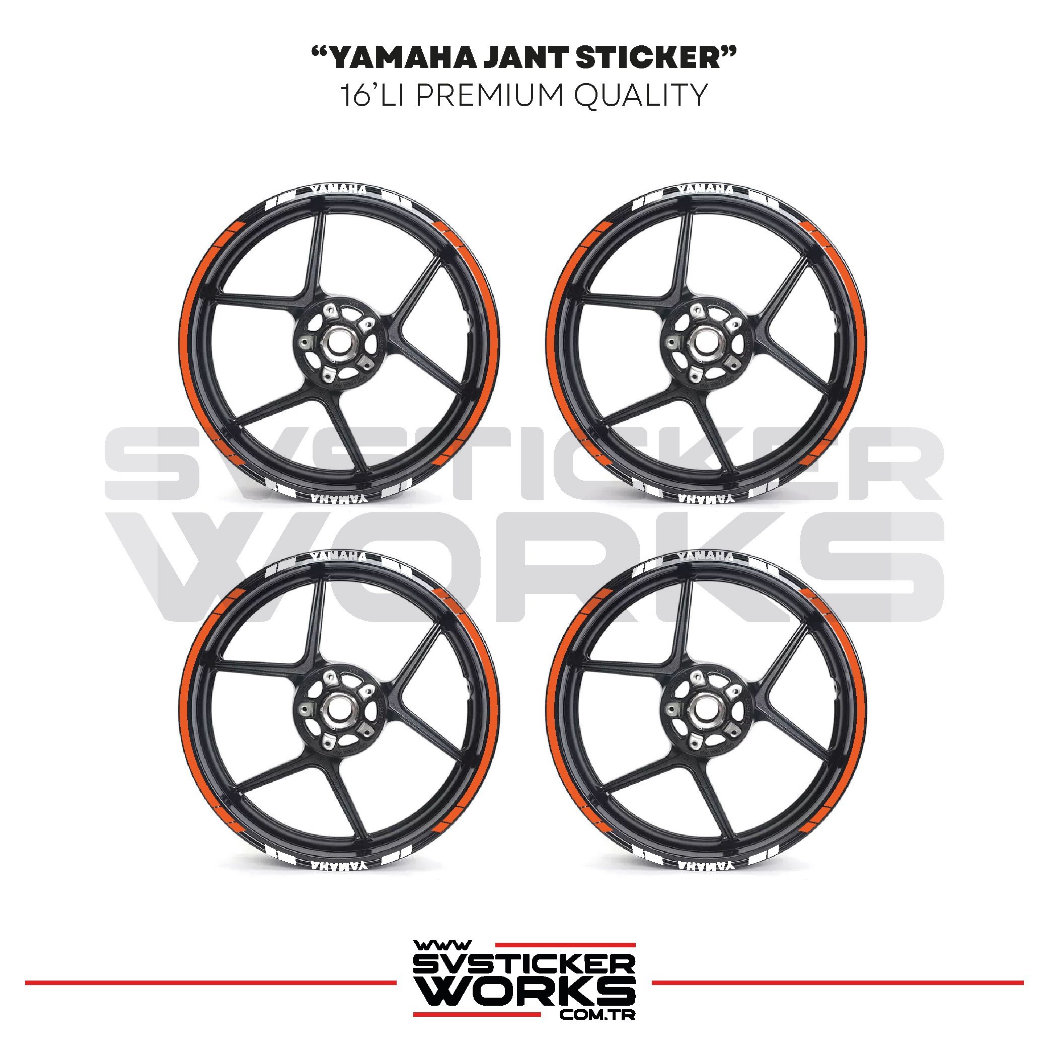 SVSTICKERWORKSYamaha Jant Sticker Seti Yüksek Kalite 16Lı Jant Set Yamaha Uyumlu Yamaha Jant Sticker Seti Yüksek Kalite 16Lı Jant Set Yamaha Uyumlu 