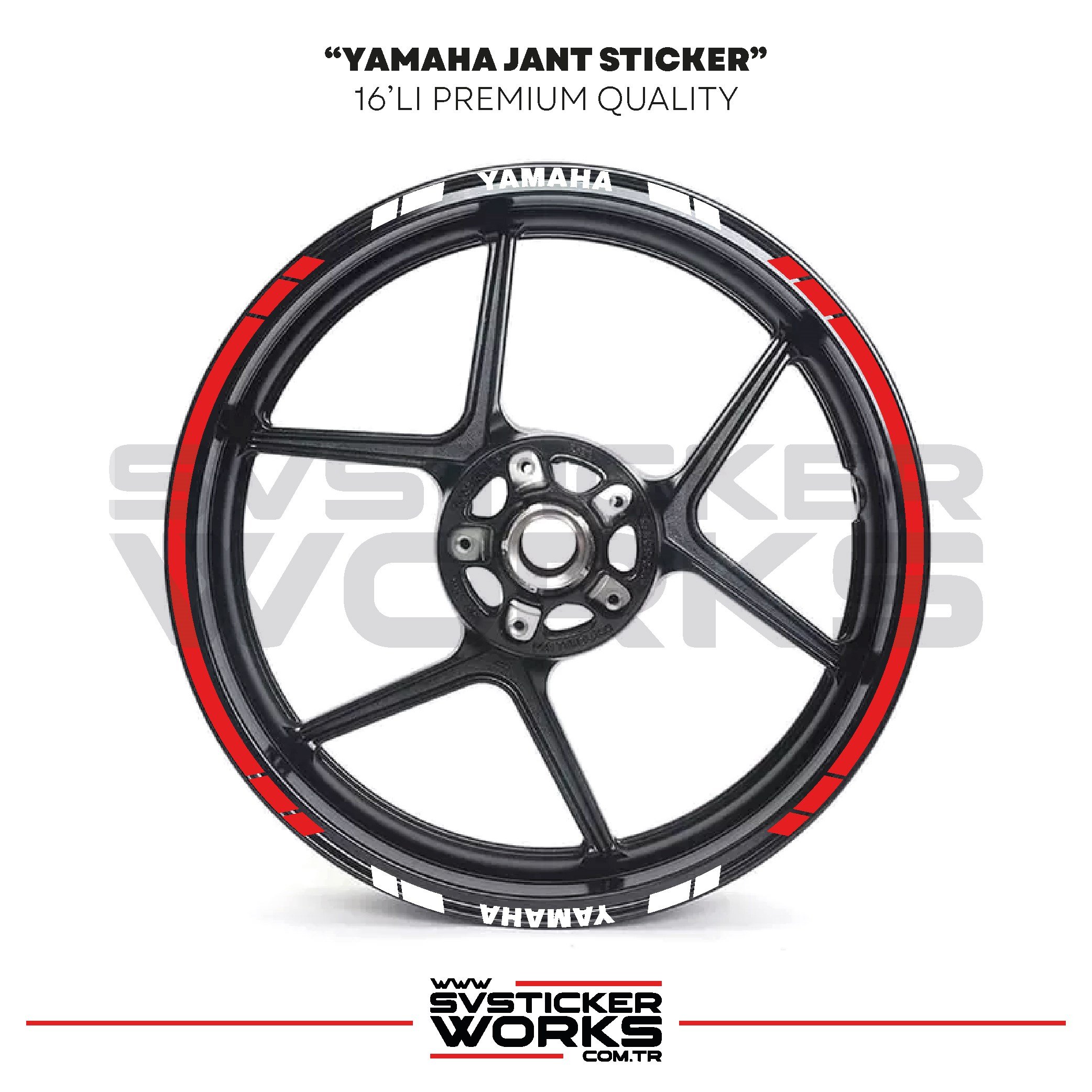 SVSTICKERWORKSYamaha Jant Sticker Seti Yüksek Kalite 16Lı Jant Set Yamaha Uyumlu Yamaha Jant Sticker Seti Yüksek Kalite 16Lı Jant Set Yamaha Uyumlu 