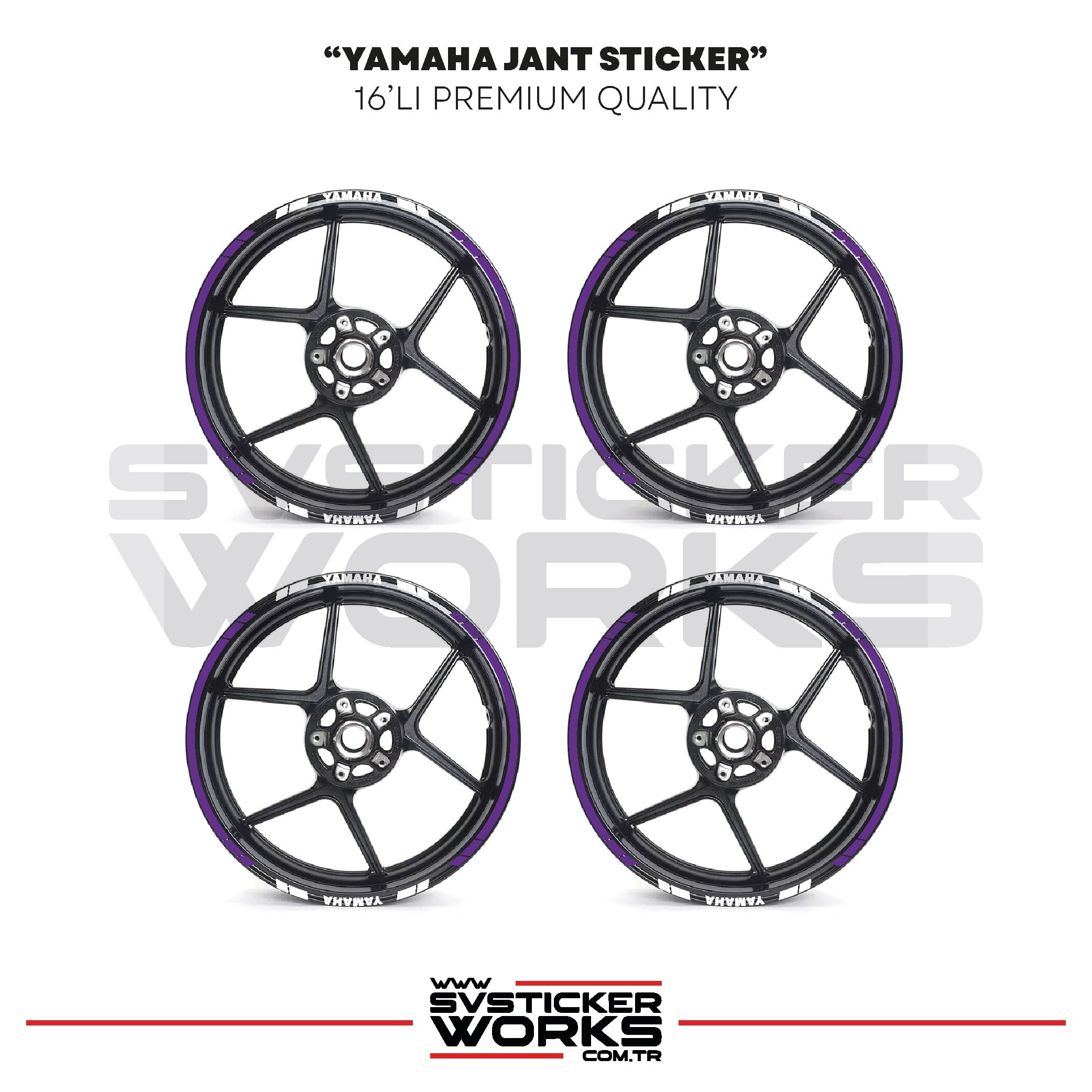 SVSTICKERWORKSYamaha Jant Sticker Seti Yüksek Kalite 16Lı Jant Set Yamaha Uyumlu Yamaha Jant Sticker Seti Yüksek Kalite 16Lı Jant Set Yamaha Uyumlu 
