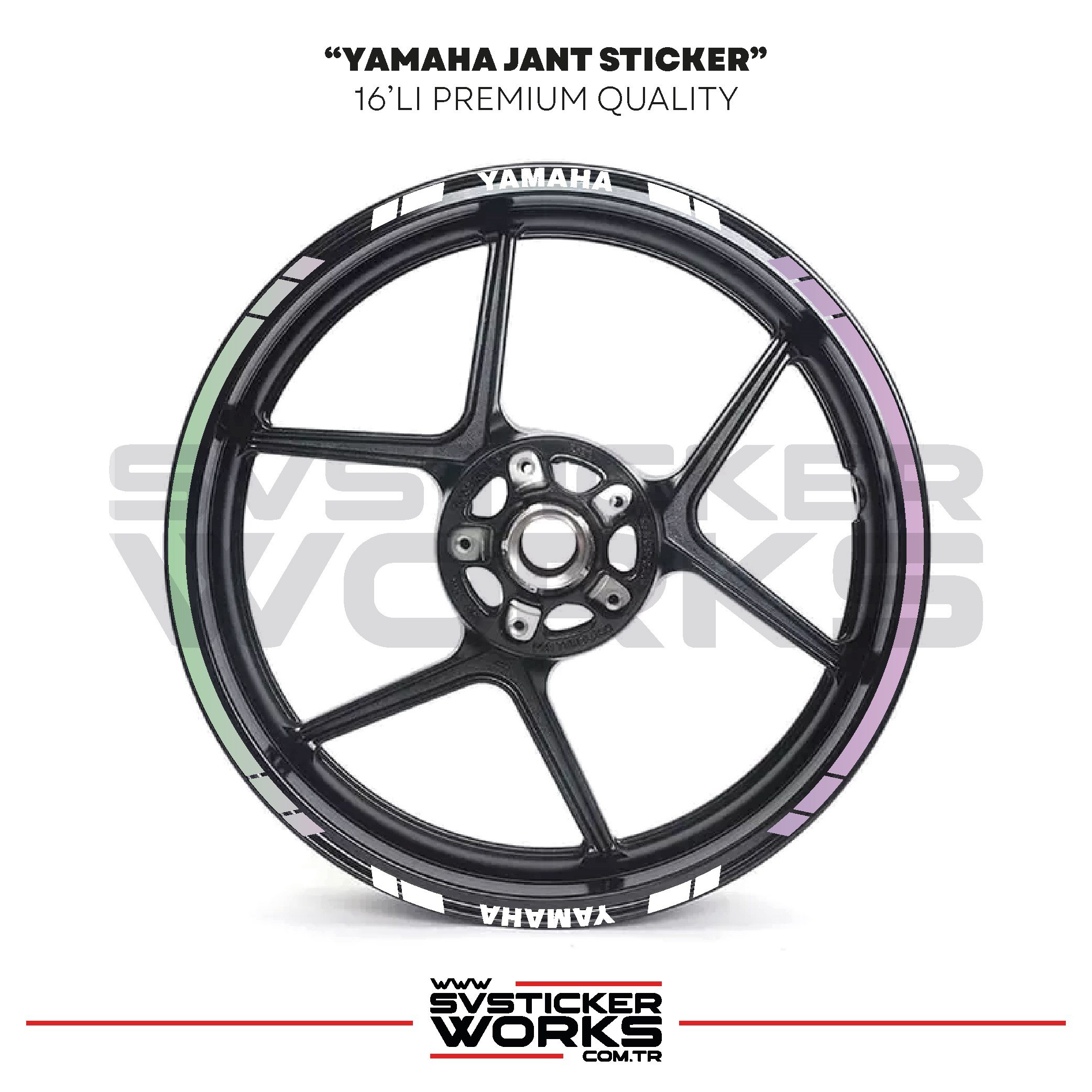 SVSTICKERWORKSYamaha Jant Sticker Seti Yüksek Kalite 16Lı Jant Set Yamaha Uyumlu Yamaha Jant Sticker Seti Yüksek Kalite 16Lı Jant Set Yamaha Uyumlu 