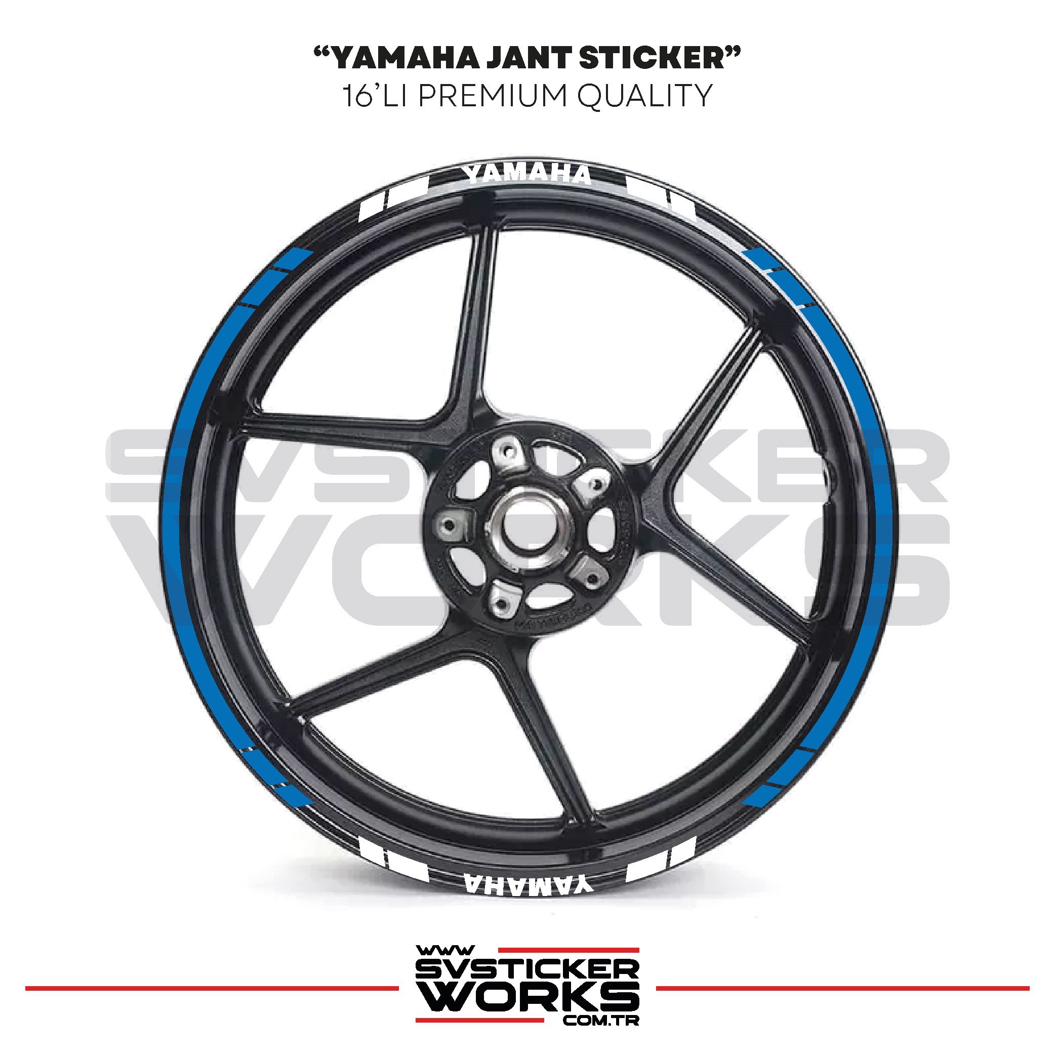 SVSTICKERWORKSYamaha Jant Sticker Seti Yüksek Kalite 16Lı Jant Set Yamaha Uyumlu Yamaha Jant Sticker Seti Yüksek Kalite 16Lı Jant Set Yamaha Uyumlu 