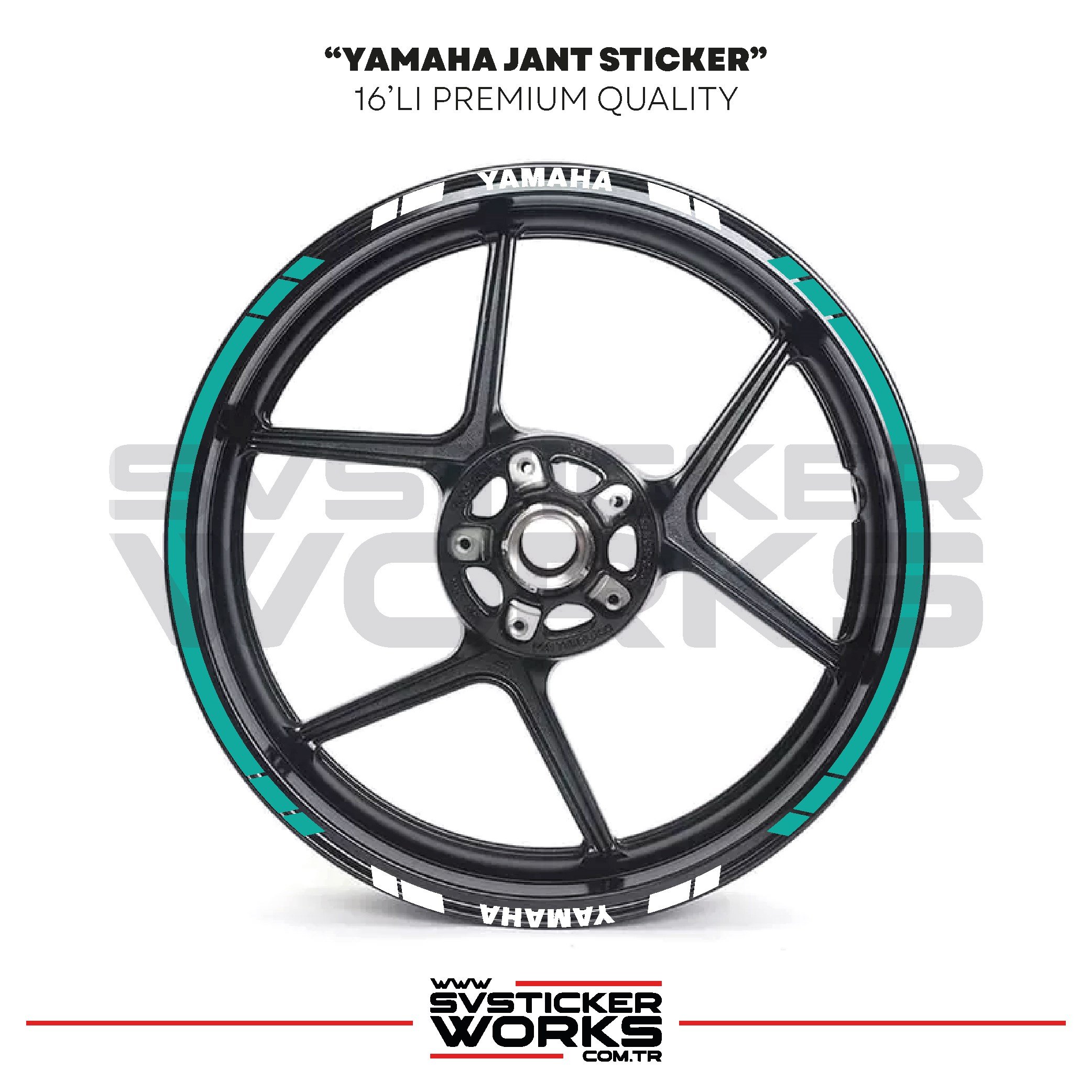 SVSTICKERWORKSYamaha Jant Sticker Seti Yüksek Kalite 16Lı Jant Set Yamaha Uyumlu Yamaha Jant Sticker Seti Yüksek Kalite 16Lı Jant Set Yamaha Uyumlu 