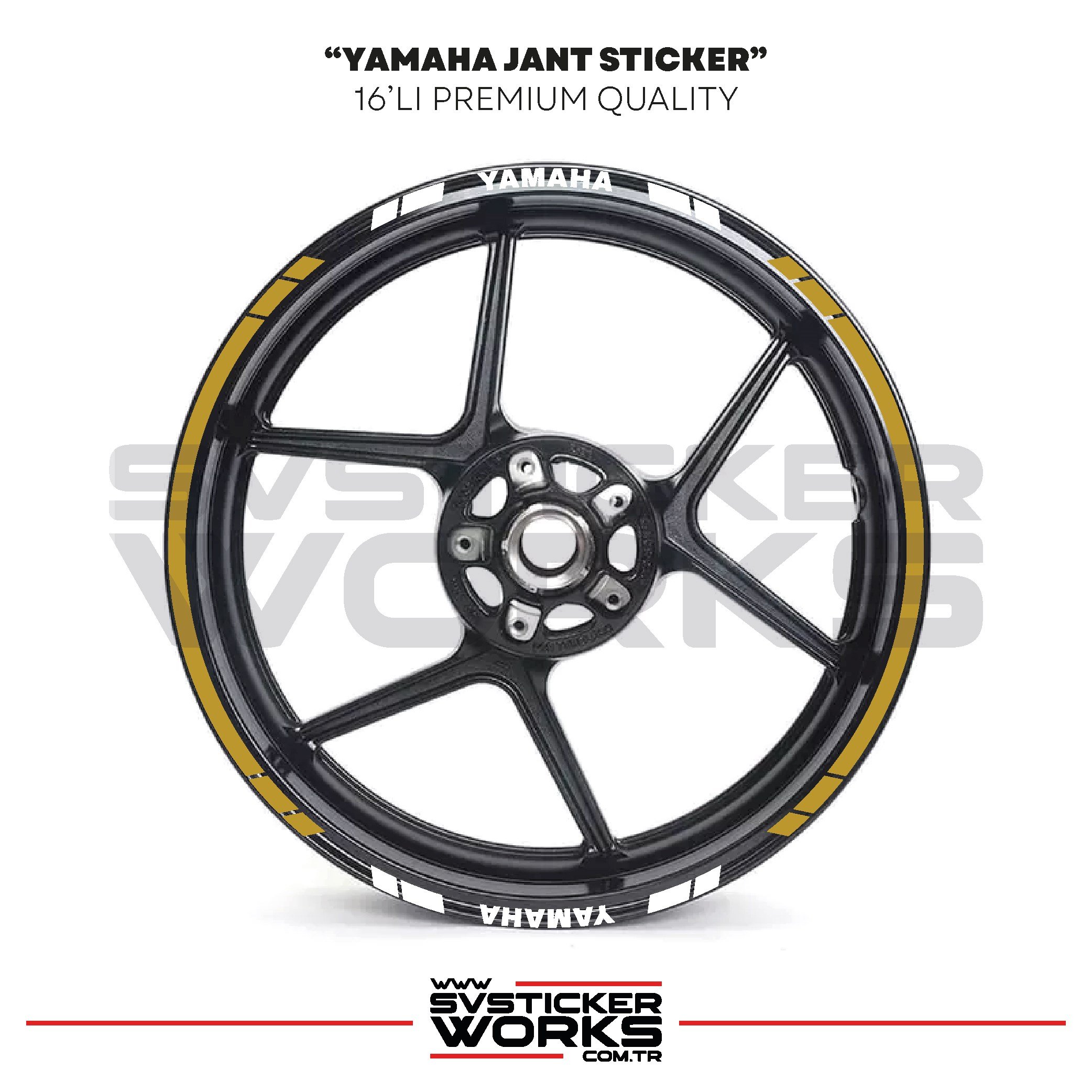 SVSTICKERWORKSYamaha Jant Sticker Seti Yüksek Kalite 16Lı Jant Set Yamaha Uyumlu Yamaha Jant Sticker Seti Yüksek Kalite 16Lı Jant Set Yamaha Uyumlu 