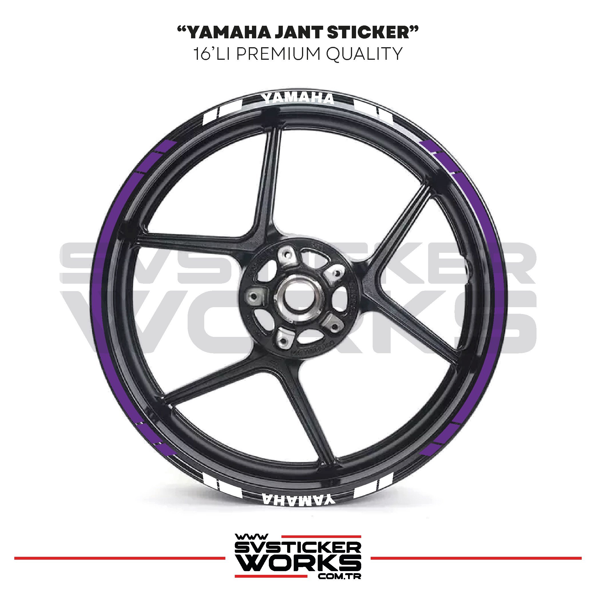 SVSTICKERWORKSYamaha Jant Sticker Seti Yüksek Kalite 16Lı Jant Set Yamaha Uyumlu Yamaha Jant Sticker Seti Yüksek Kalite 16Lı Jant Set Yamaha Uyumlu 