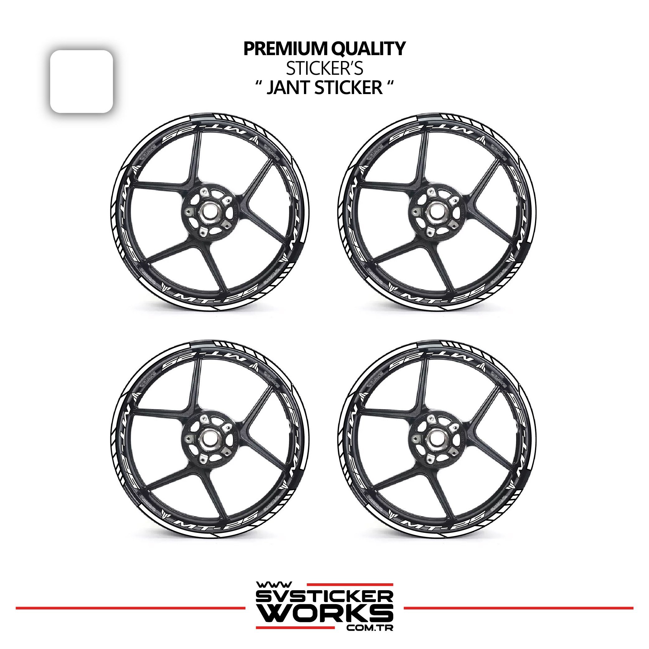 SVSTICKERWORKSYamaha MT-25 Jant Sticker Ve İç Yazı Basklı Etiket Sticker Modeli Premium KaliteYamaha MT-25 Jant Sticker Ve İç Yazı Basklı Etiket Sticker Modeli Premium KaliteJant Sticker