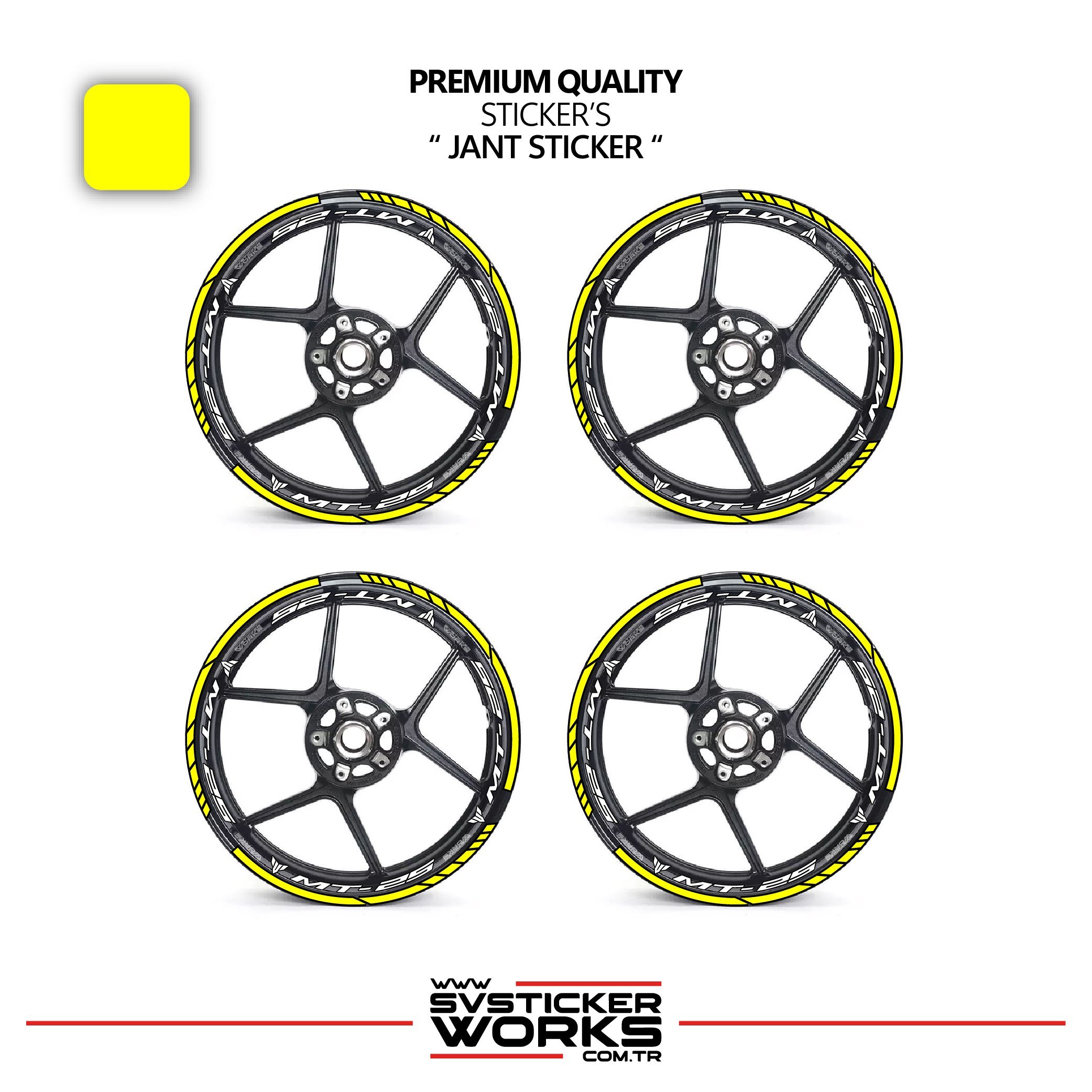 SVSTICKERWORKSYamaha MT-25 Jant Sticker Ve İç Yazı Basklı Etiket Sticker Modeli Premium KaliteYamaha MT-25 Jant Sticker Ve İç Yazı Basklı Etiket Sticker Modeli Premium KaliteJant Sticker