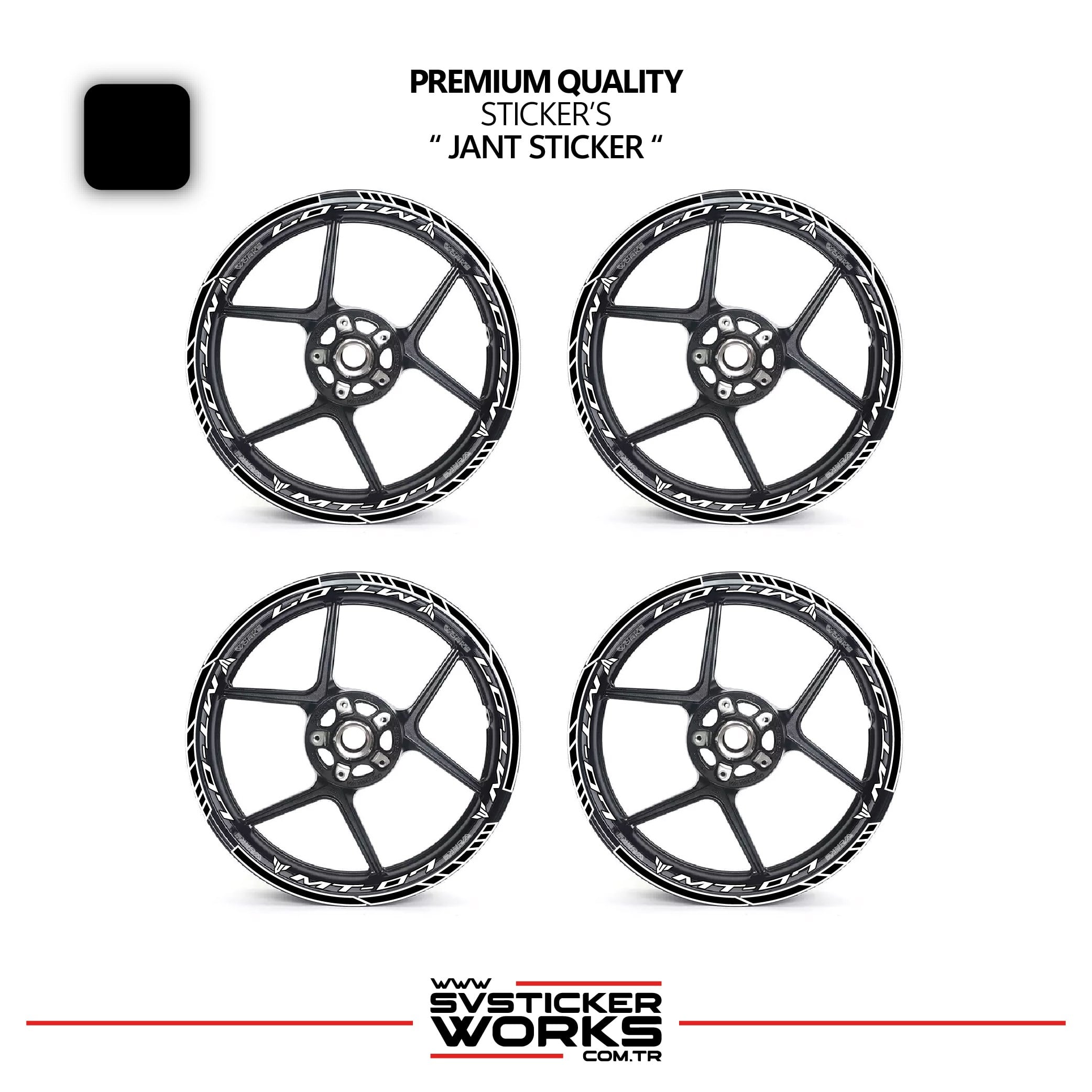 SVSTICKERWORKSYamaha MT07 Jant Sticker Ve İç Yazı Basklı Etiket Sticker Modeli Premium KaliteYamaha MT07 Jant Sticker Ve İç Yazı Basklı Etiket Sticker Modeli Premium KaliteJant Sticker